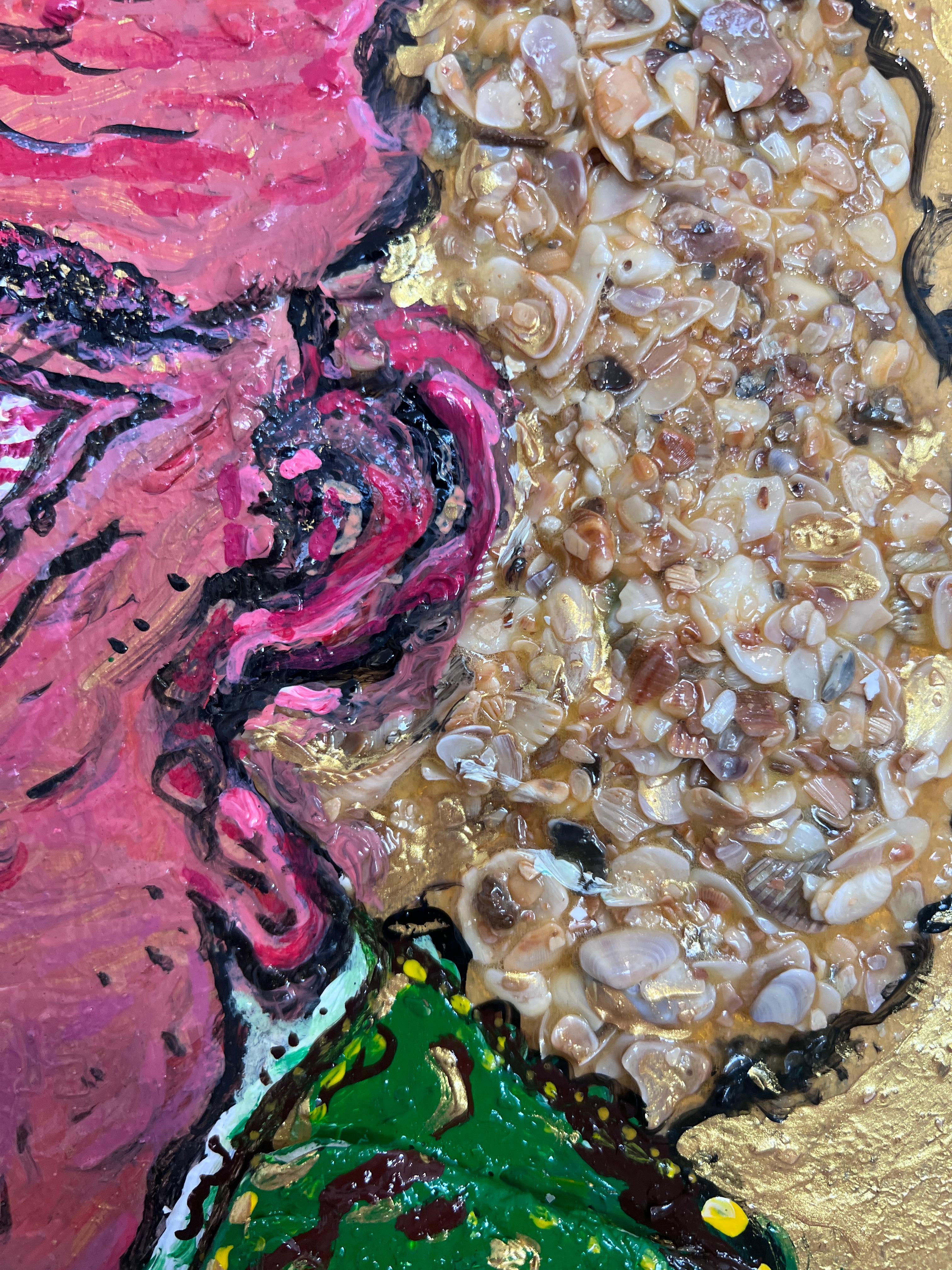Textured Painting on Canvas by Serg Graff 