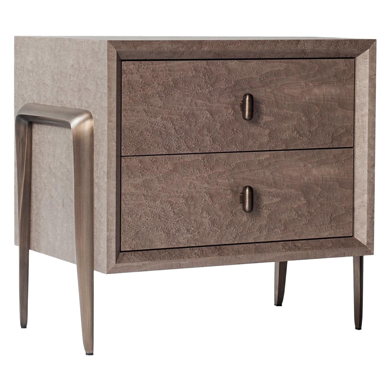 Serge Bedside Table by DeMuro Das For Sale