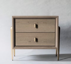 Mesilla Serge de DeMuro Das con patas macizas de bronce satinado