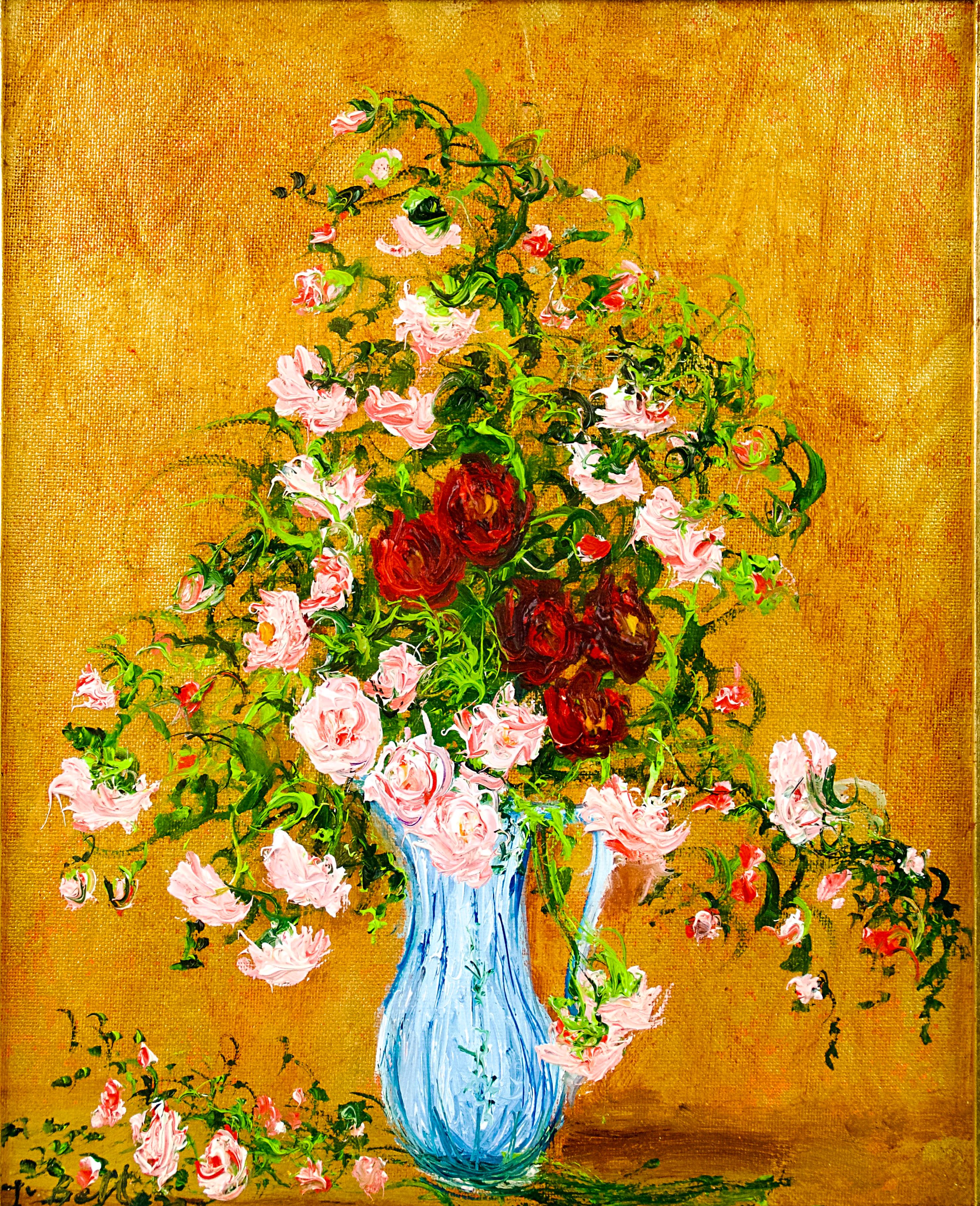 French Serge Belloni, The Rose Bouquet, France, 1980s For Sale