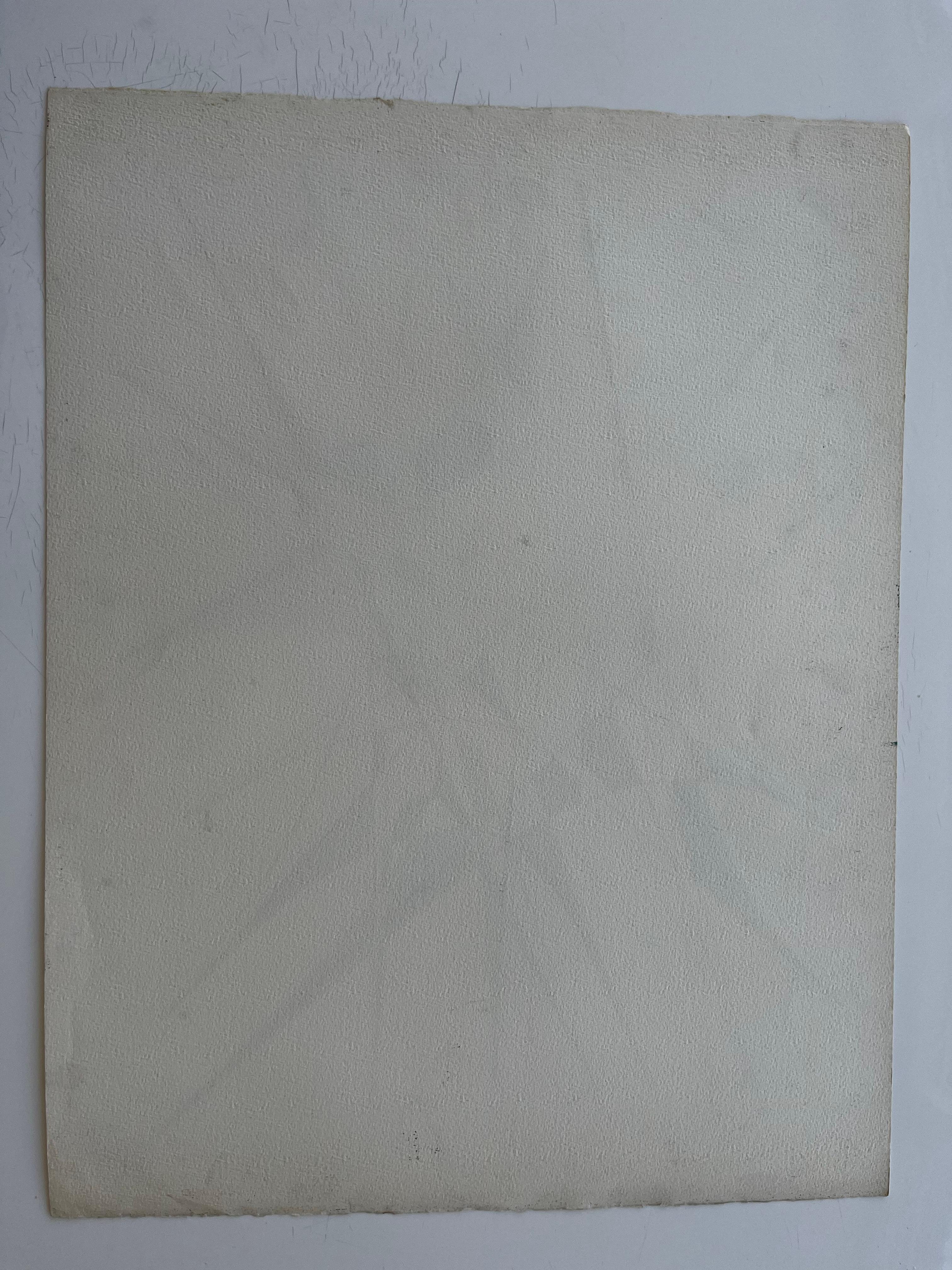 Dynamic Geometric Abstract Ink Drawing by Serge Guerin French b1916 en venta 2