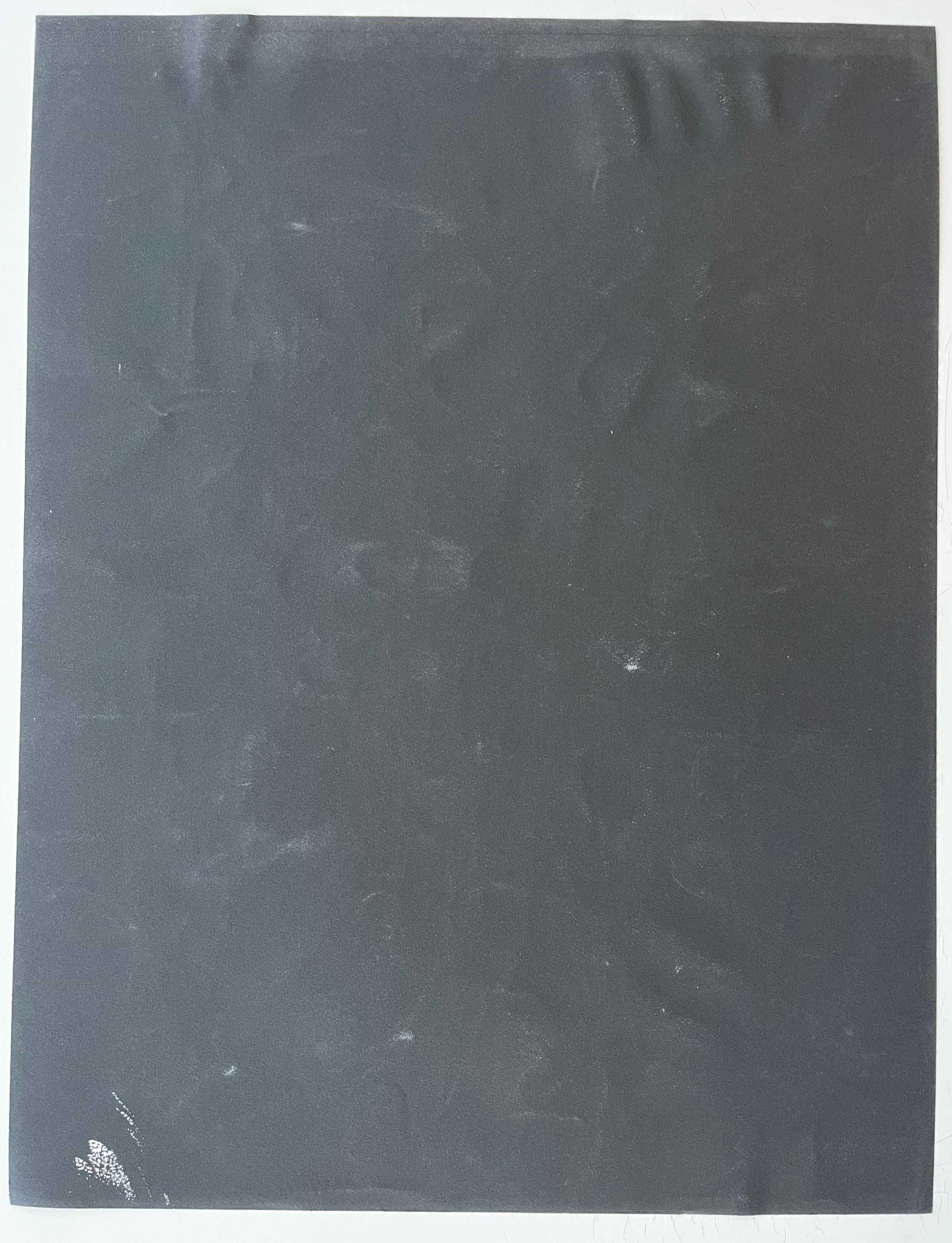 Mid Century French Black and White Geometric Abstract Composition im Angebot 5