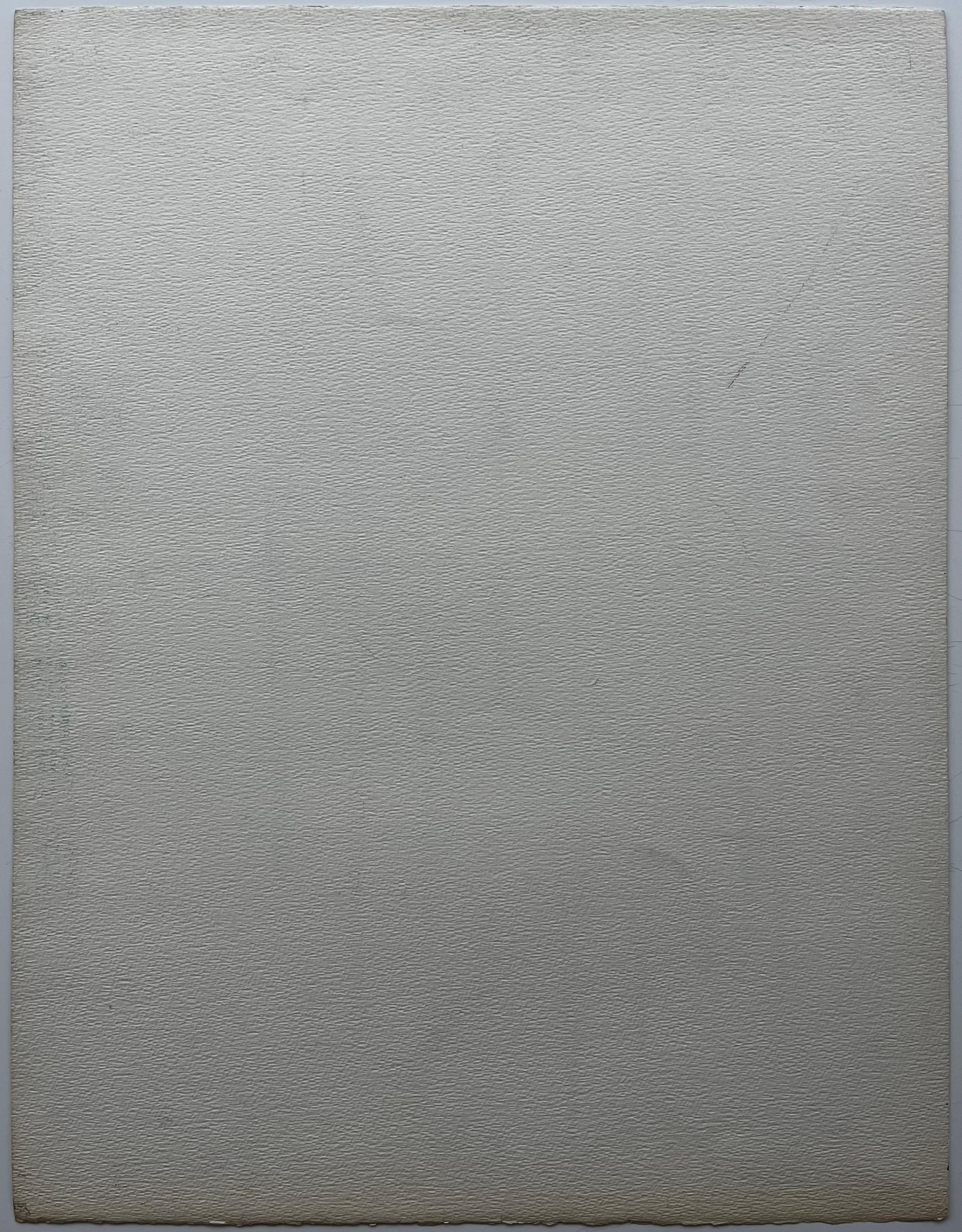 Mid Century French Linear Geometric Abstract Drawing in Black Ink on Paper For Sale 4