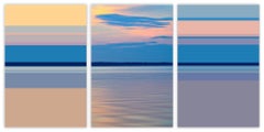 Temporal Perception 125A (Triptych) (Abstract photography)