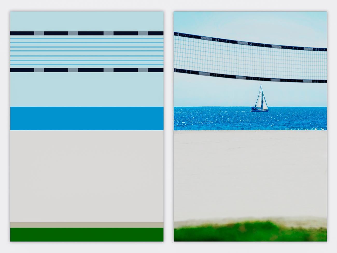 Abstract Photograph de Serge Hamad - Percepción Temporal 4 (Díptico) (Fotografía abstracta)