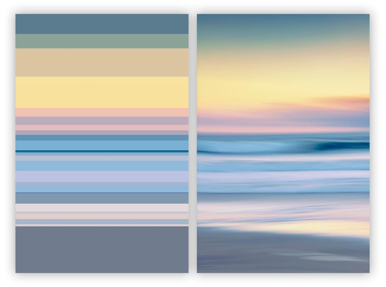 Abstract Print de Serge Hamad - Percepción Temporal 92 (Díptico) (Fotografía abstracta)