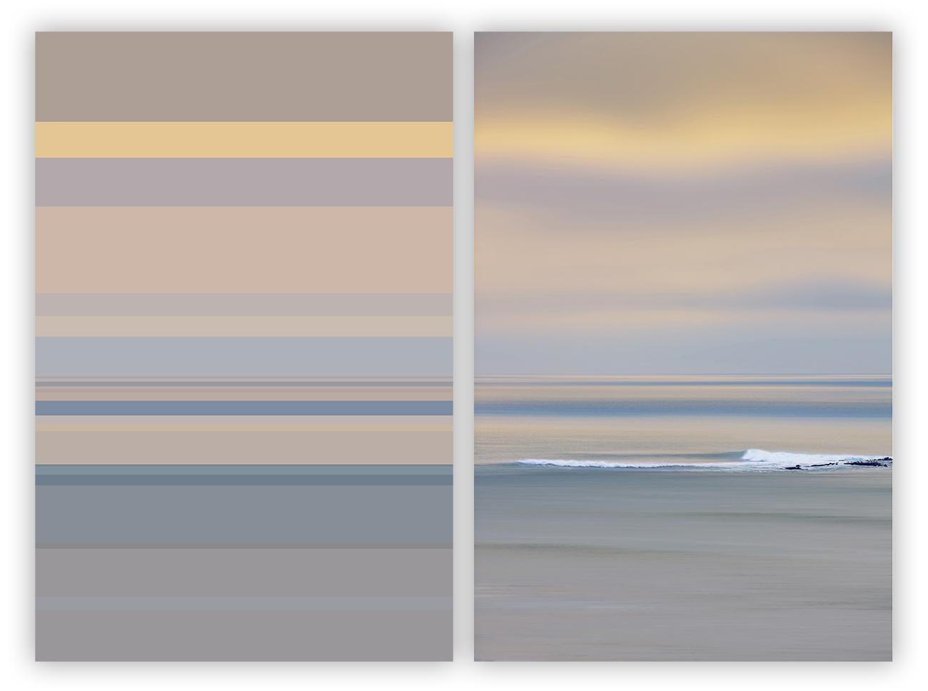 Abstract Print de Serge Hamad - Percepción Temporal # Petite Vague (Díptico) (Fotografía abstracta)