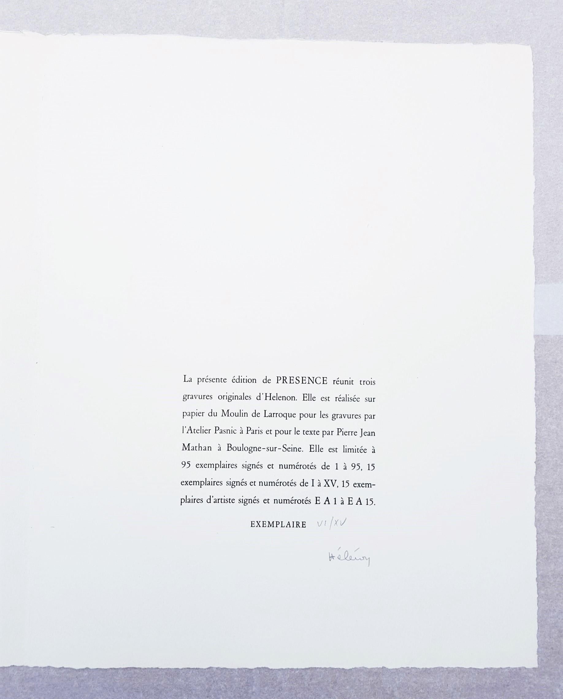 Présence /// French African Contemporary Abstract Expressionist Engraving Modern For Sale 15