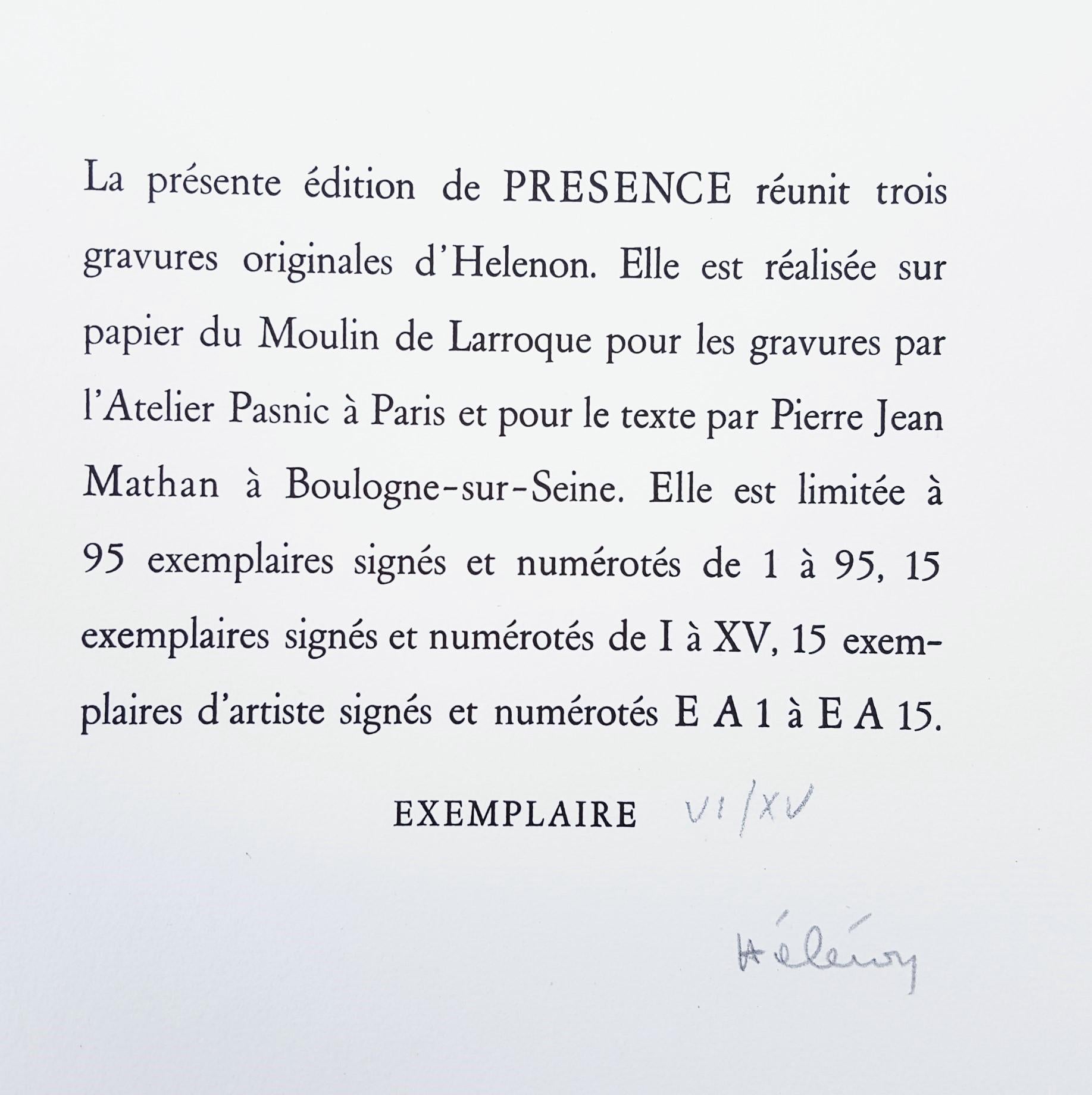 Présence /// French African Contemporary Abstract Expressionist Engraving Modern For Sale 16