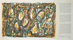 Abstract Composition - Lithograph by Serge Hélias - 1962