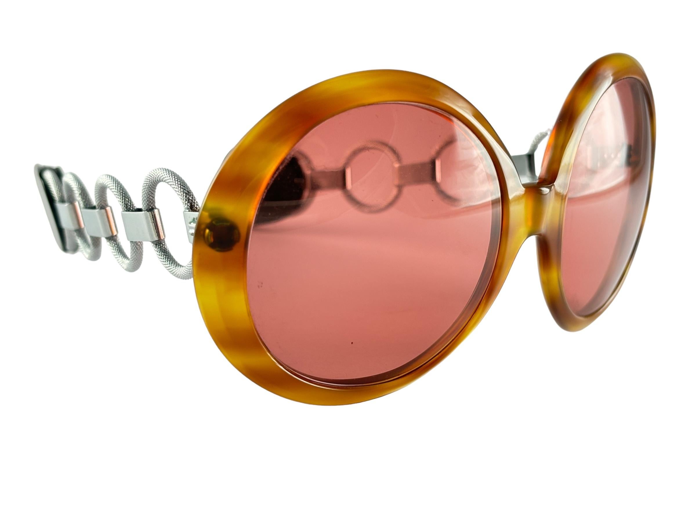 Serge Kirchhofer Vintage Rings Mod 461 Oversized Sunglasses Austria For Sale 2