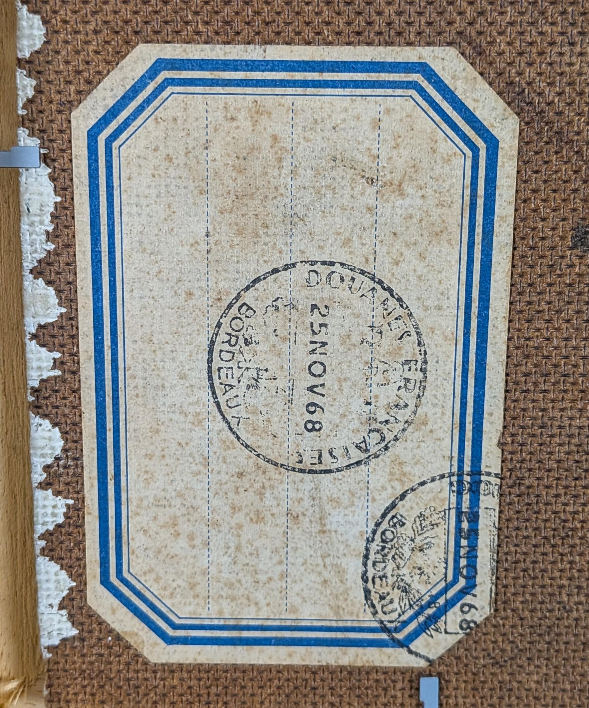 Paysage a Préchac - Peinture expressionniste française du milieu du siècle sur la Gironde en vente 4