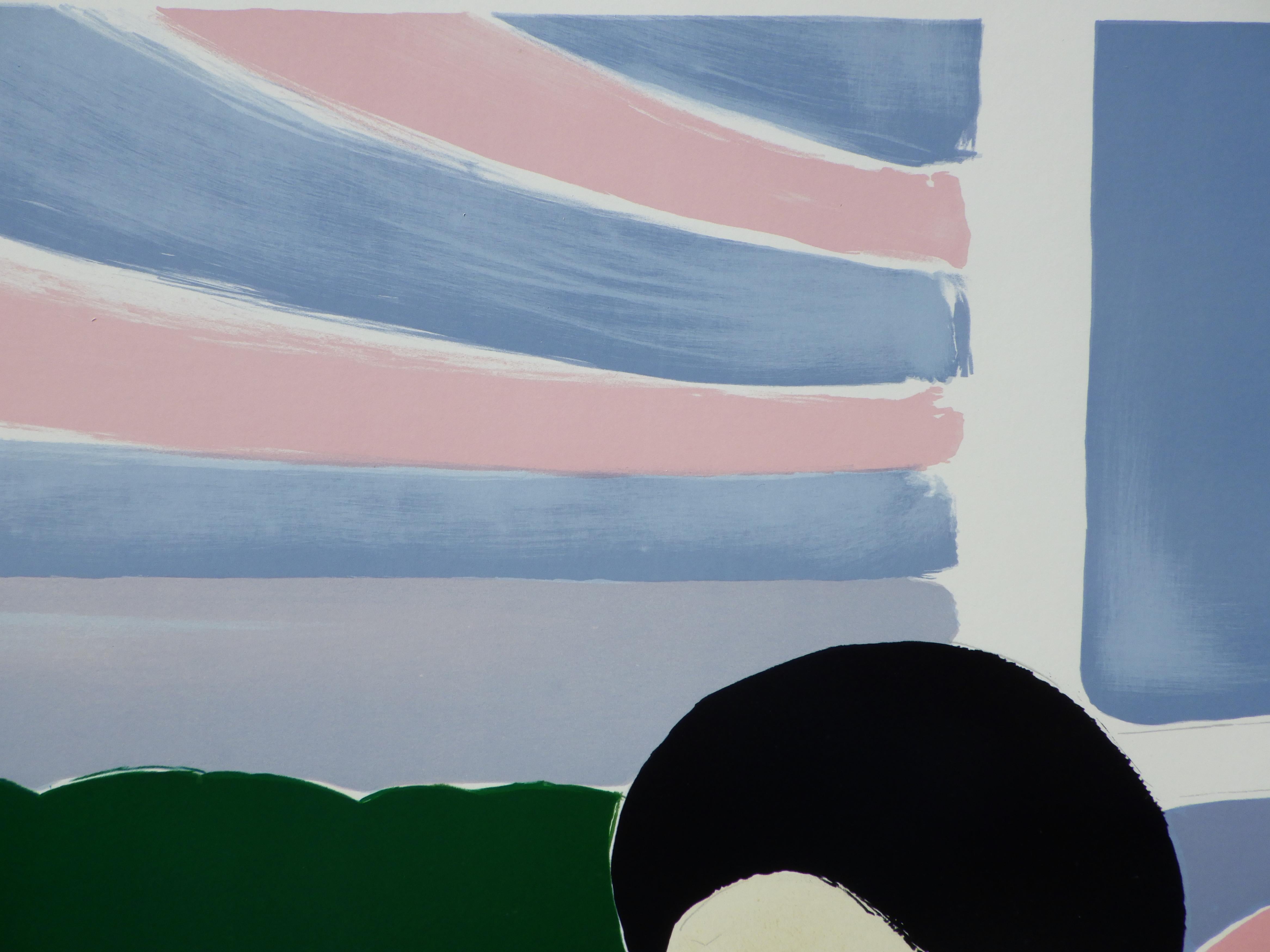 Breakfast at St Malo - Original Lithograph, HANDSIGNED & Ltd /600 For Sale 4