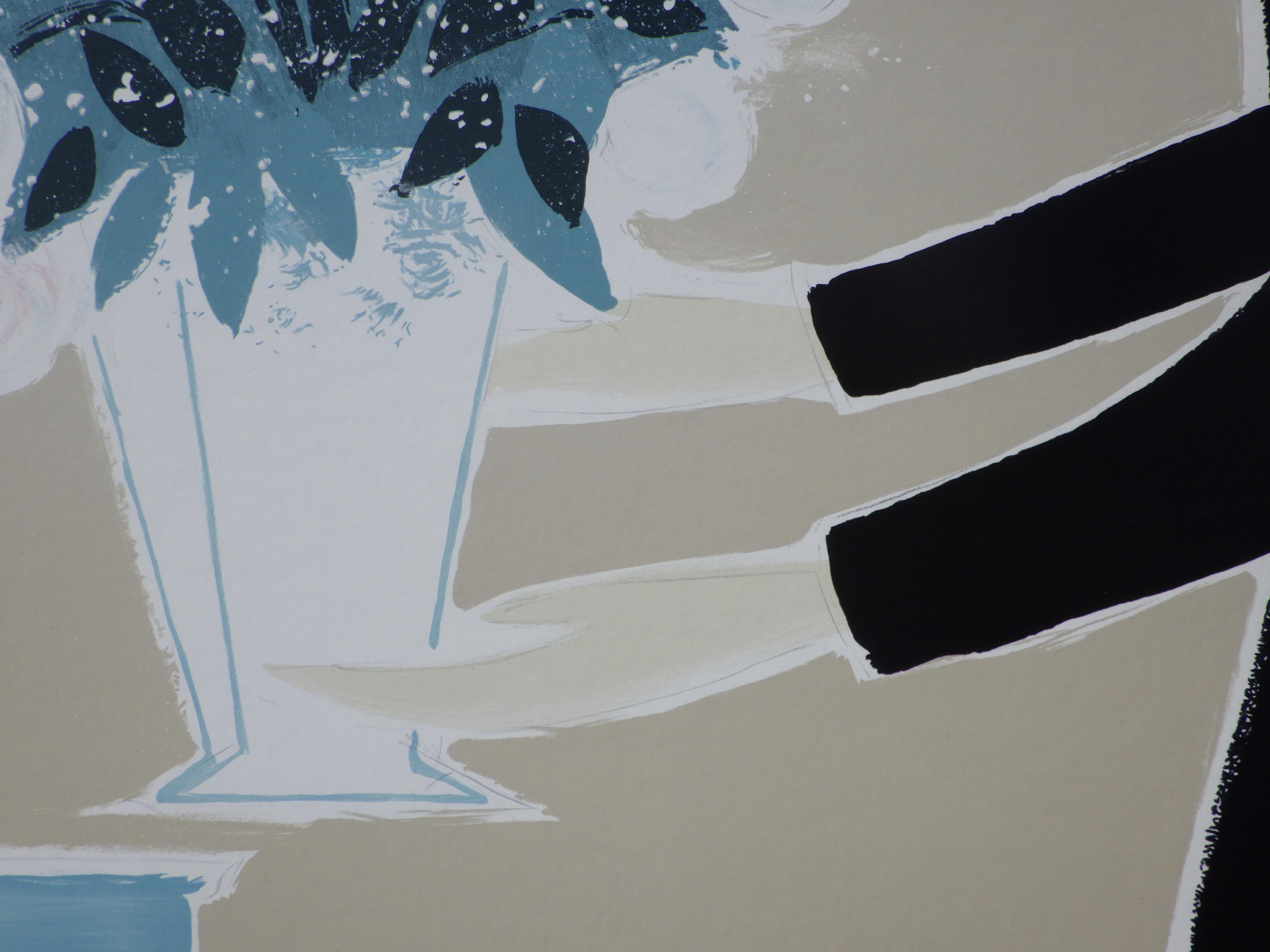 FLOWERS - The White Bouquet - Original Lithograph, HANDSIGNED & Ltd /600 For Sale 2