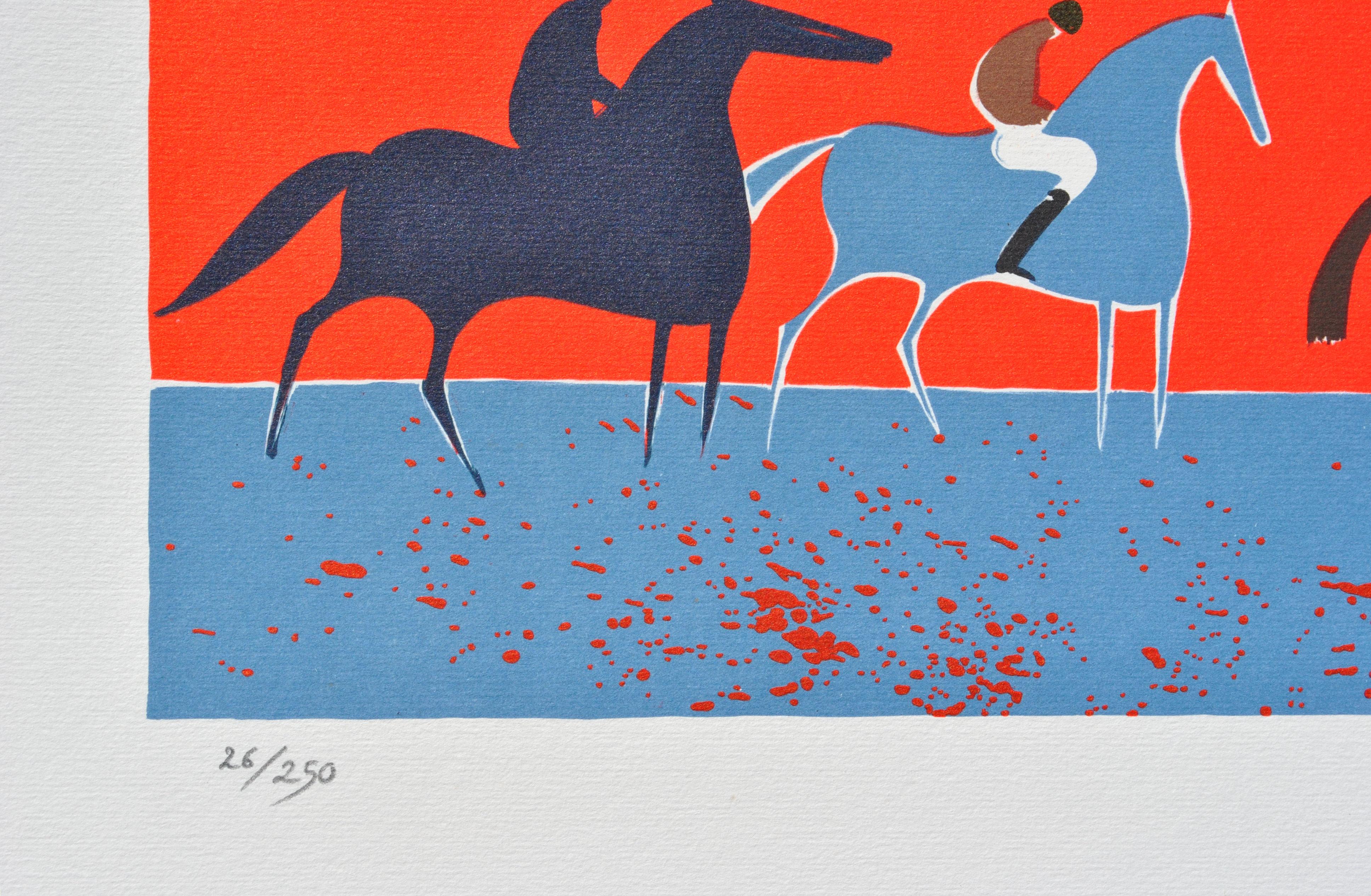 Serge LASSUS (1933-)
Caballos : Jinetes y bosque en llamas, 1983

Litografía original
Firmado a lápiz
Numerado / 250 (el número que puedes ver puede ser diferente)
Sobre vitela 56 x 76 cm (c. 22 x 30 pulg.)

Excelente estado