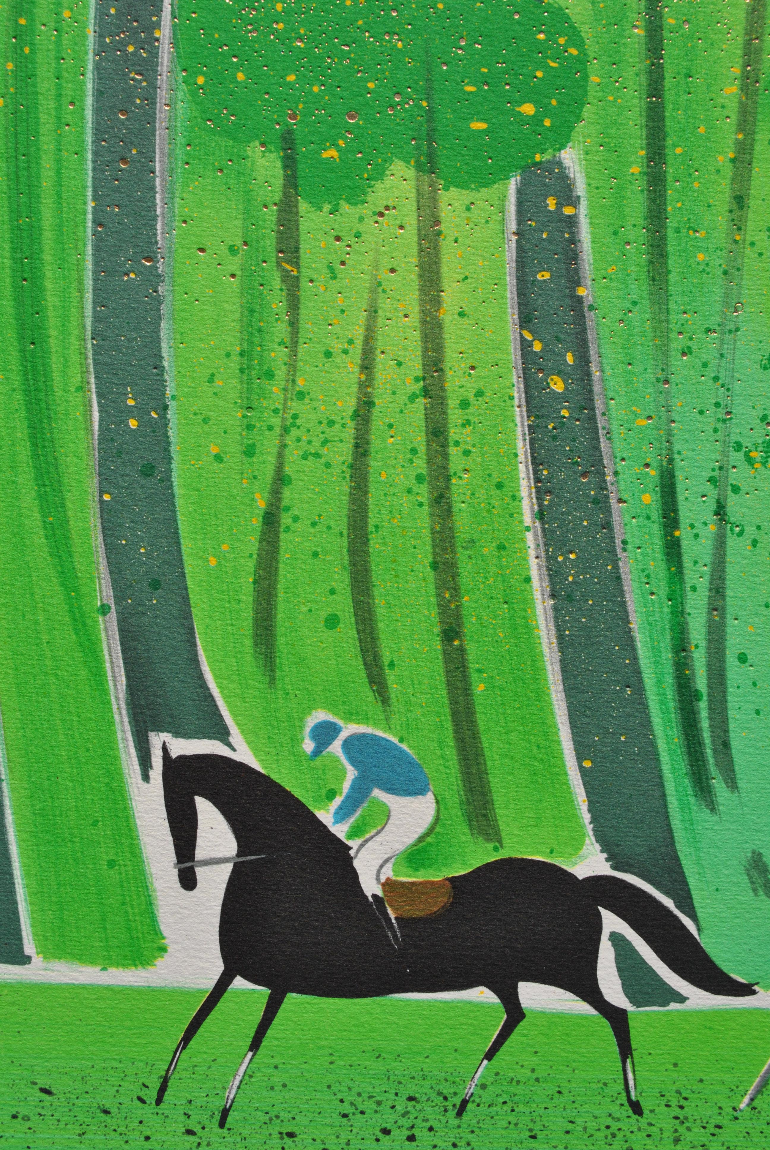 Horses : Riders in Summer - Original Lithograph, HANDSIGNED & Ltd /250 For Sale 5