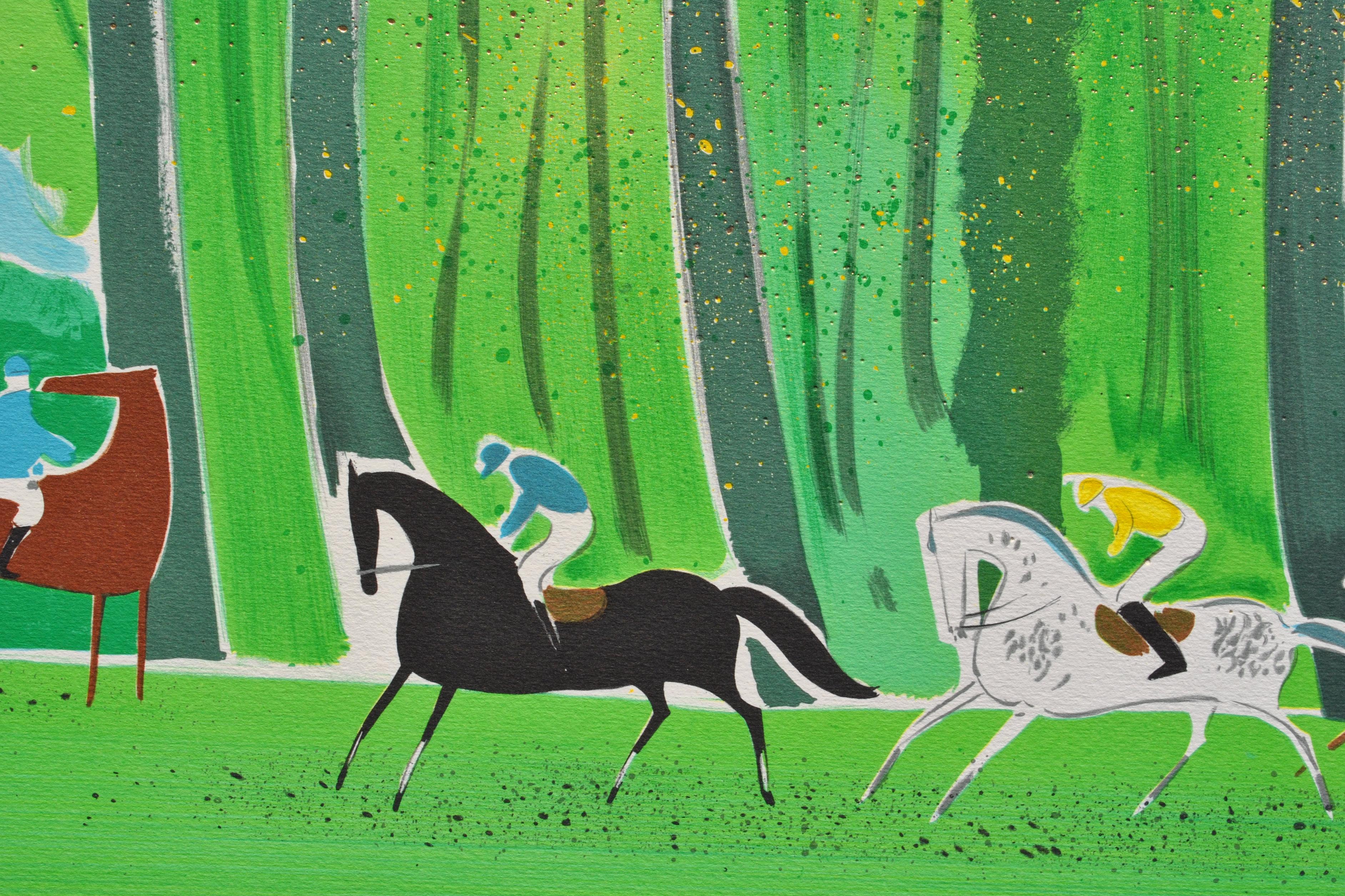 Horses : Riders in Summer - Original Lithograph, HANDSIGNED & Ltd /250 For Sale 1