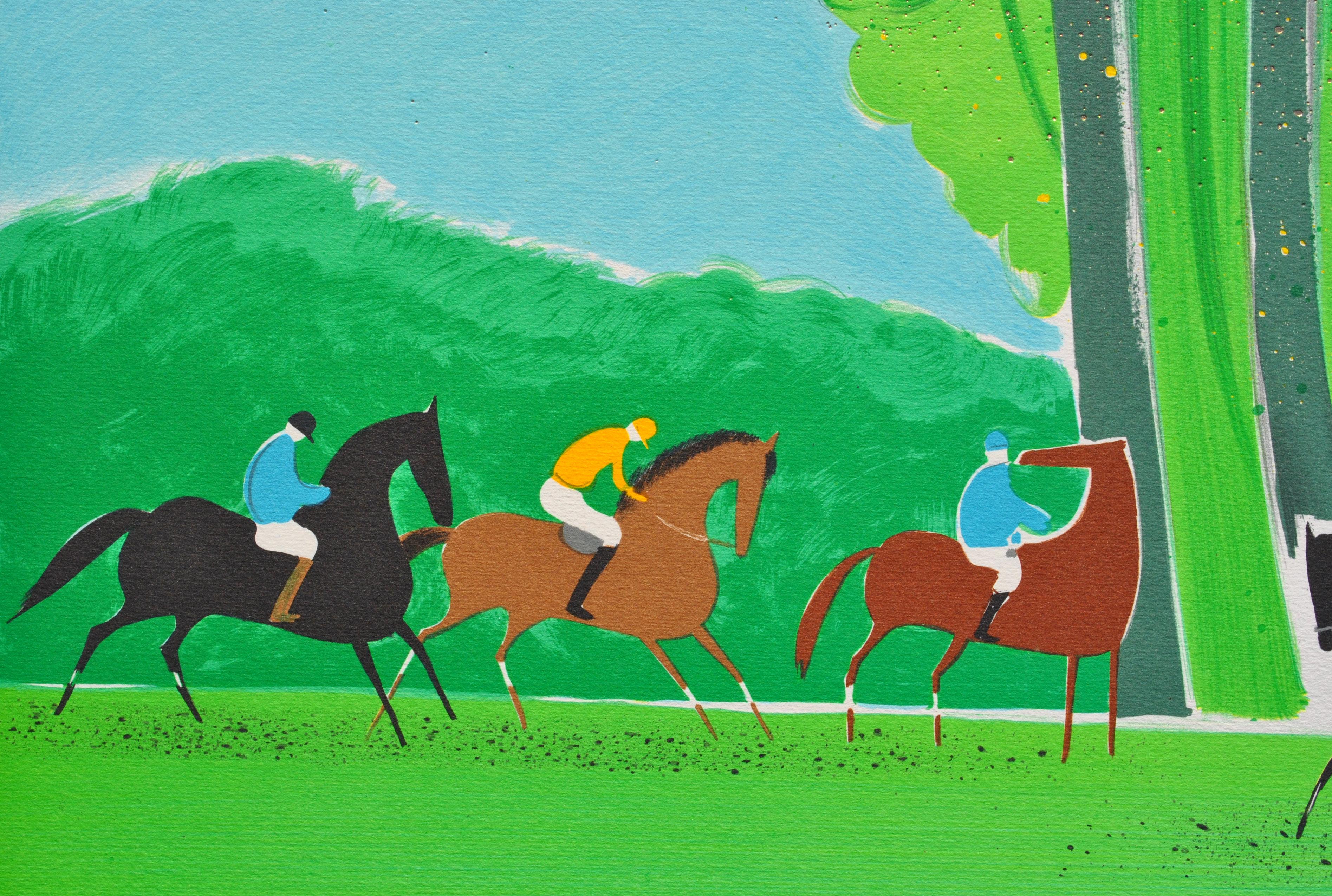 Horses : Riders in Summer - Original Lithograph, HANDSIGNED & Ltd /250 For Sale 2