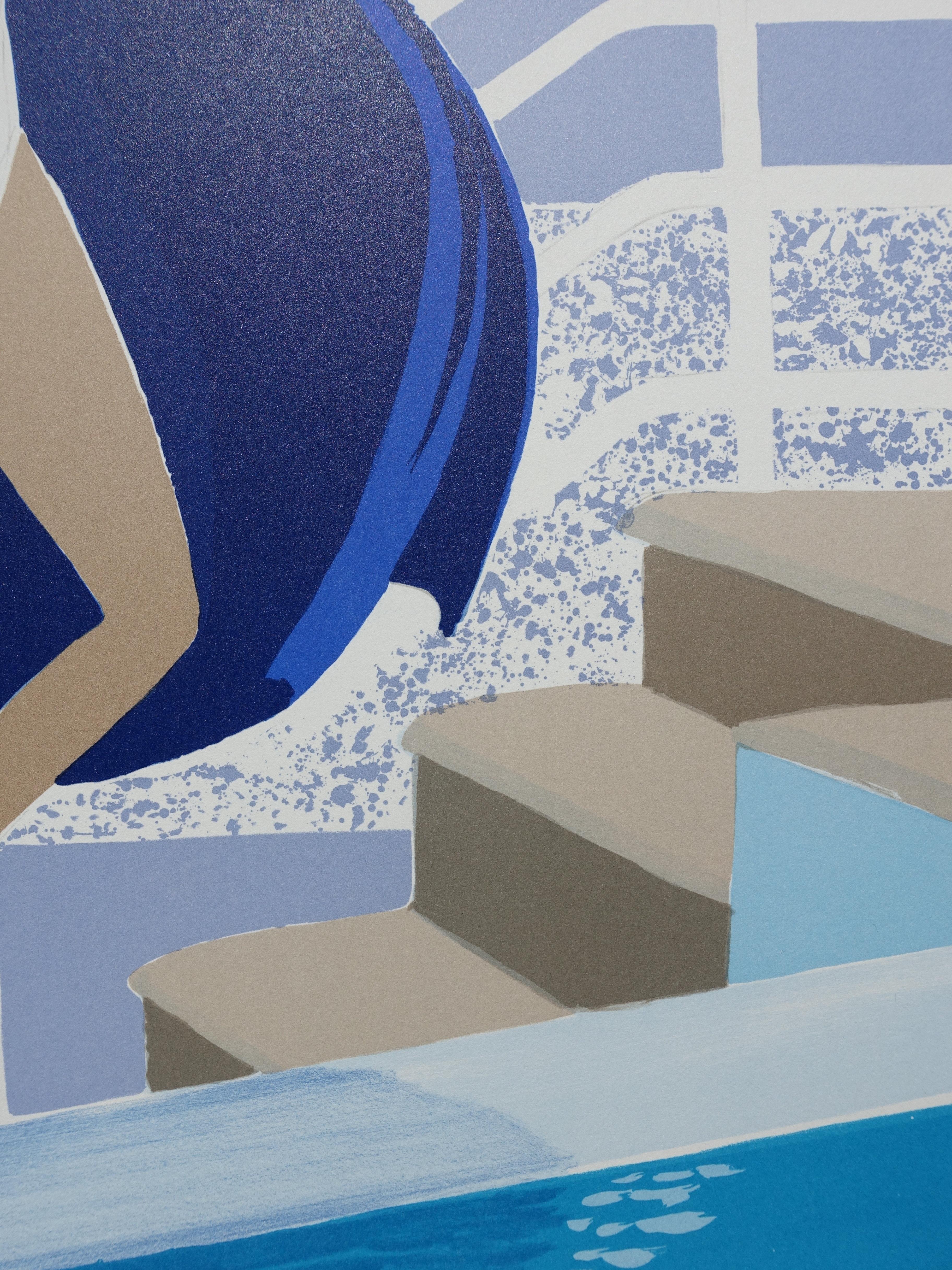 Thalasso at St Malo - Original Lithograph, HANDSIGNED & Ltd /250 For Sale 1