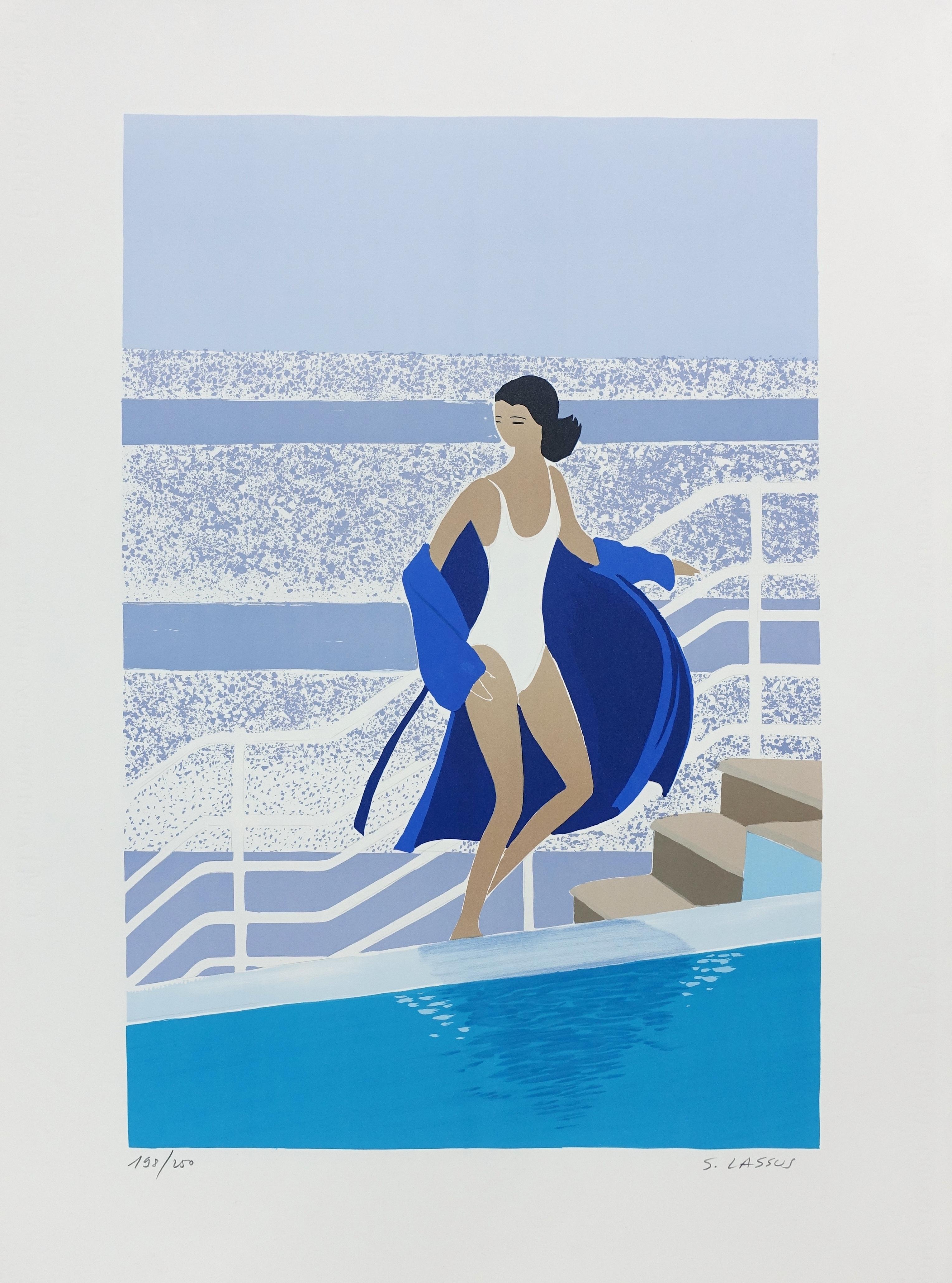 Thalasso at St Malo - Original Lithograph, HANDSIGNED & Ltd /250