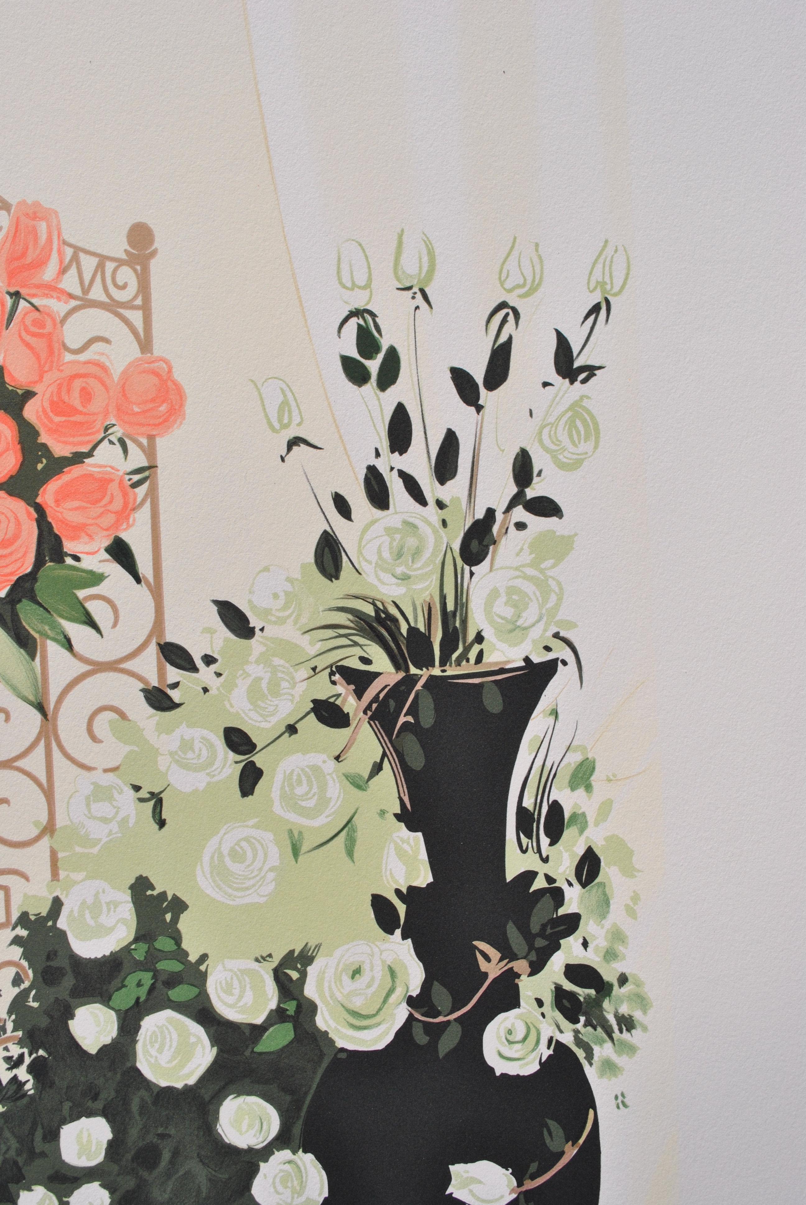 Venise : Mariée avec Bouquet - Lithographie originale, signée à la main et Ltd /250 en vente 2