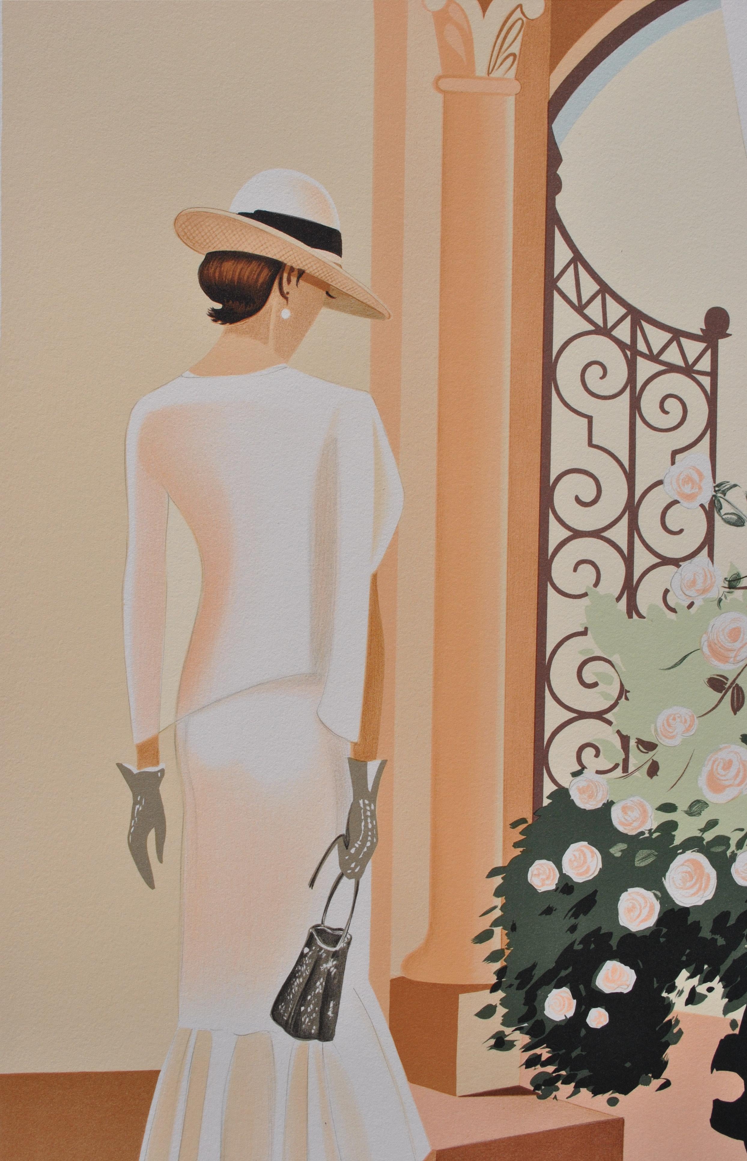 Venice : The handbag - Original Lithograph, HANDSIGNED & Ltd /250 For Sale 1