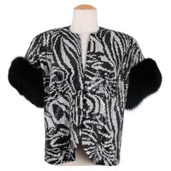 Serge Lepage Haute Couture embroidered top