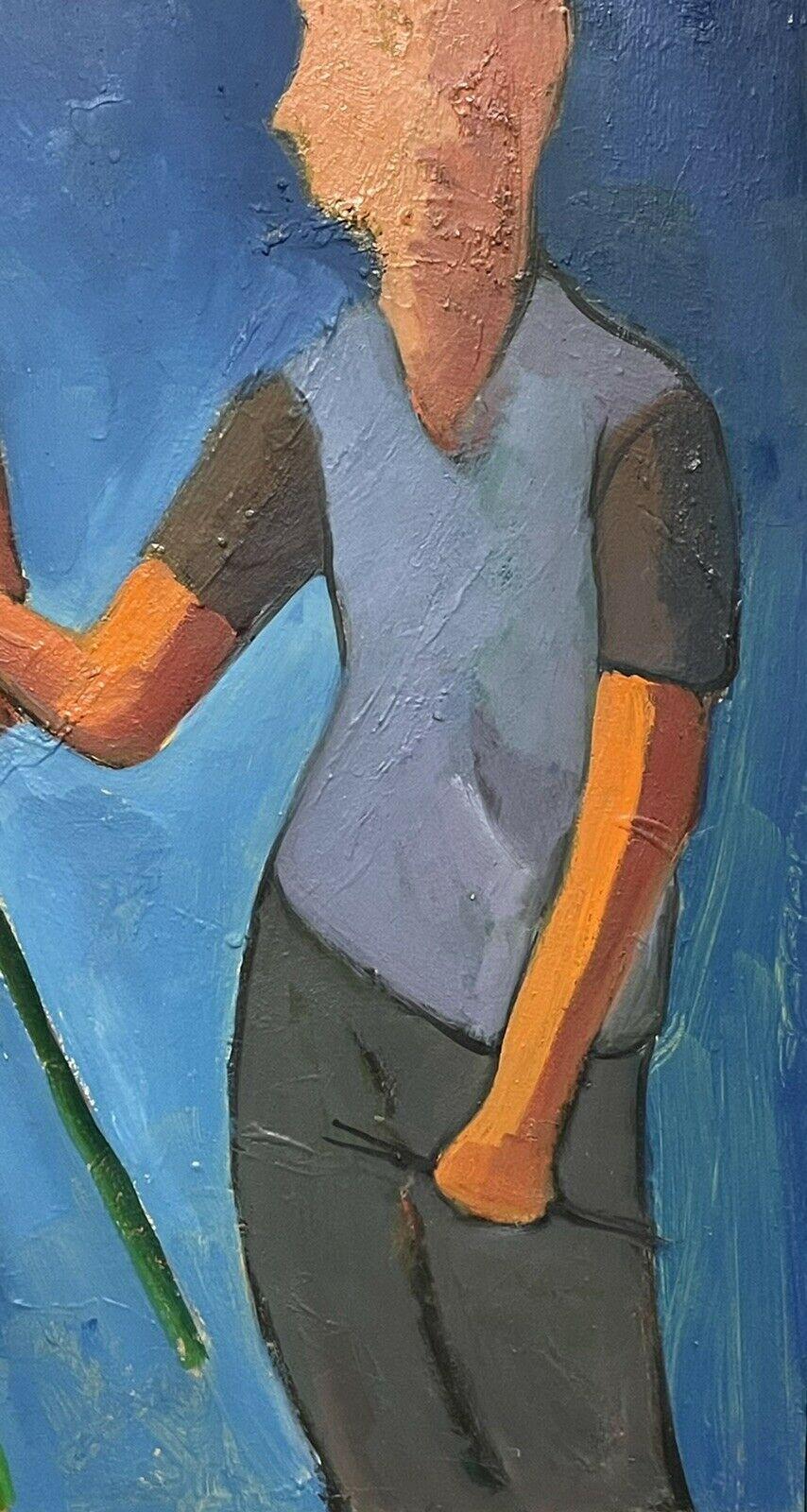 FRENCHischer MODERNIST AUS SIGNED OIL - KÜNSTLER AUS DER EISENSCHöpfung - AMAZING COLOURS im Angebot 1