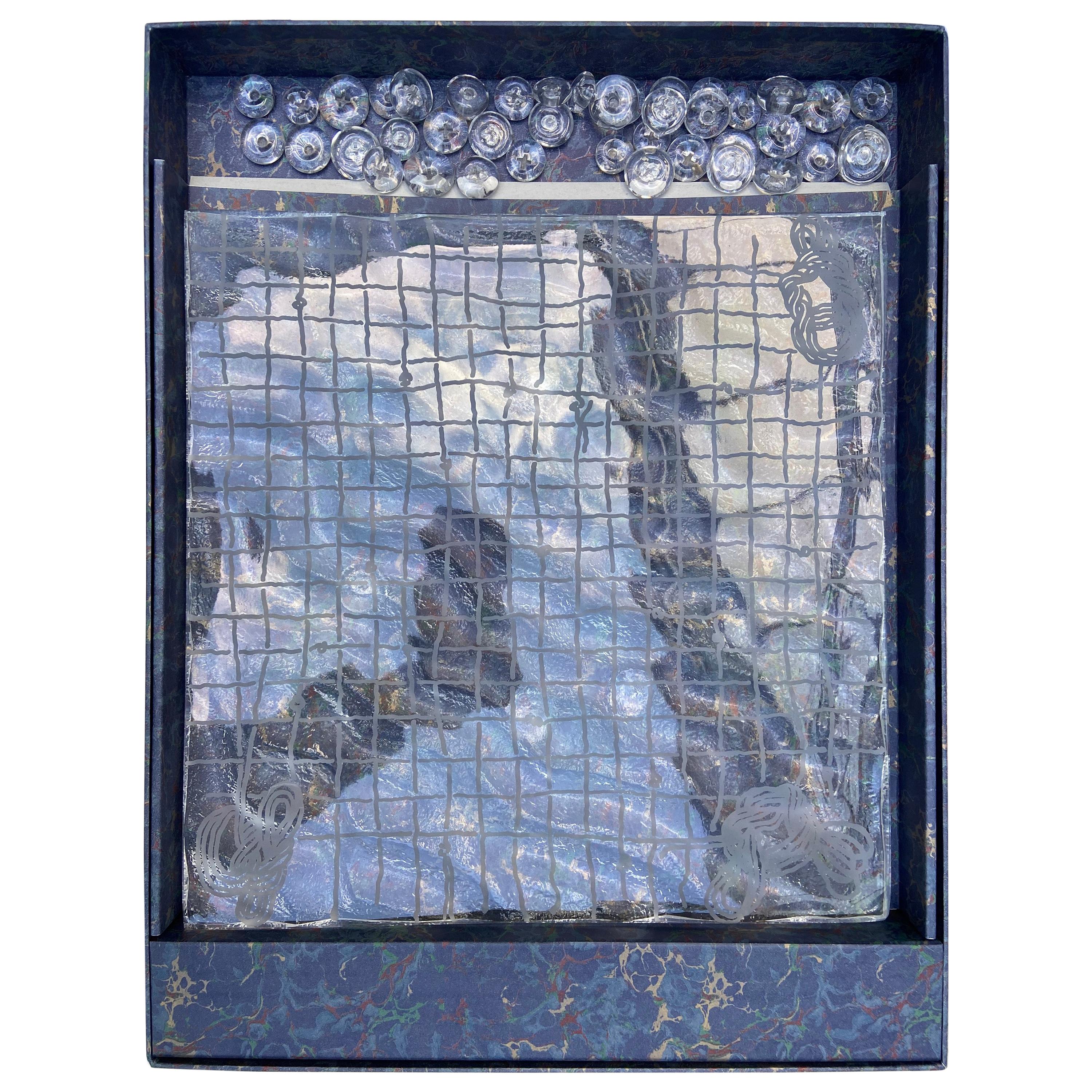 Serge Mansau, Crystal "Solitaire game" for Saint Louis, 1995 For Sale