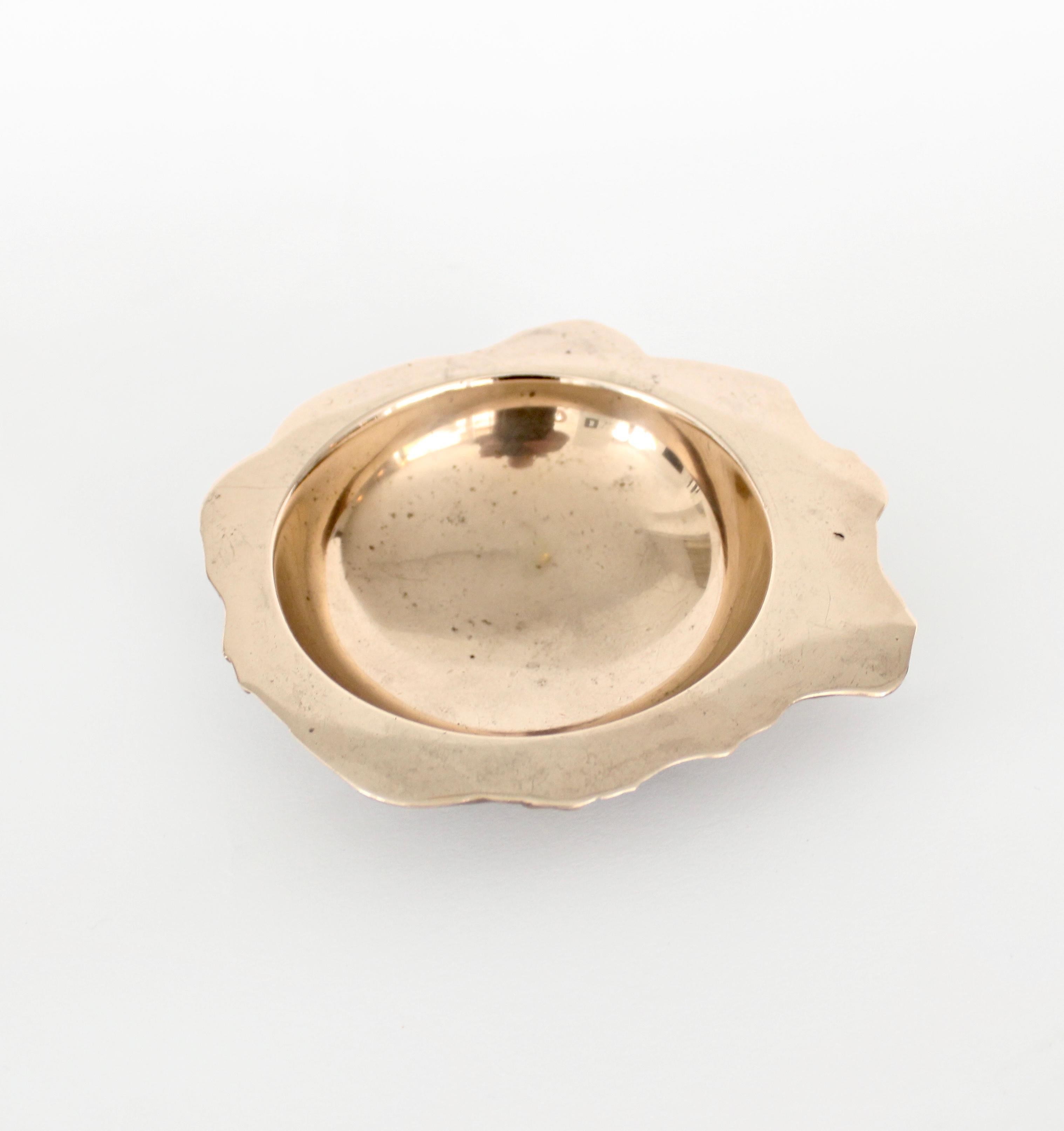 Mid-Century Modern Serge Mansau for Monique Gerbert Art du Bronze Dish Vide Poche Mini Coupelle