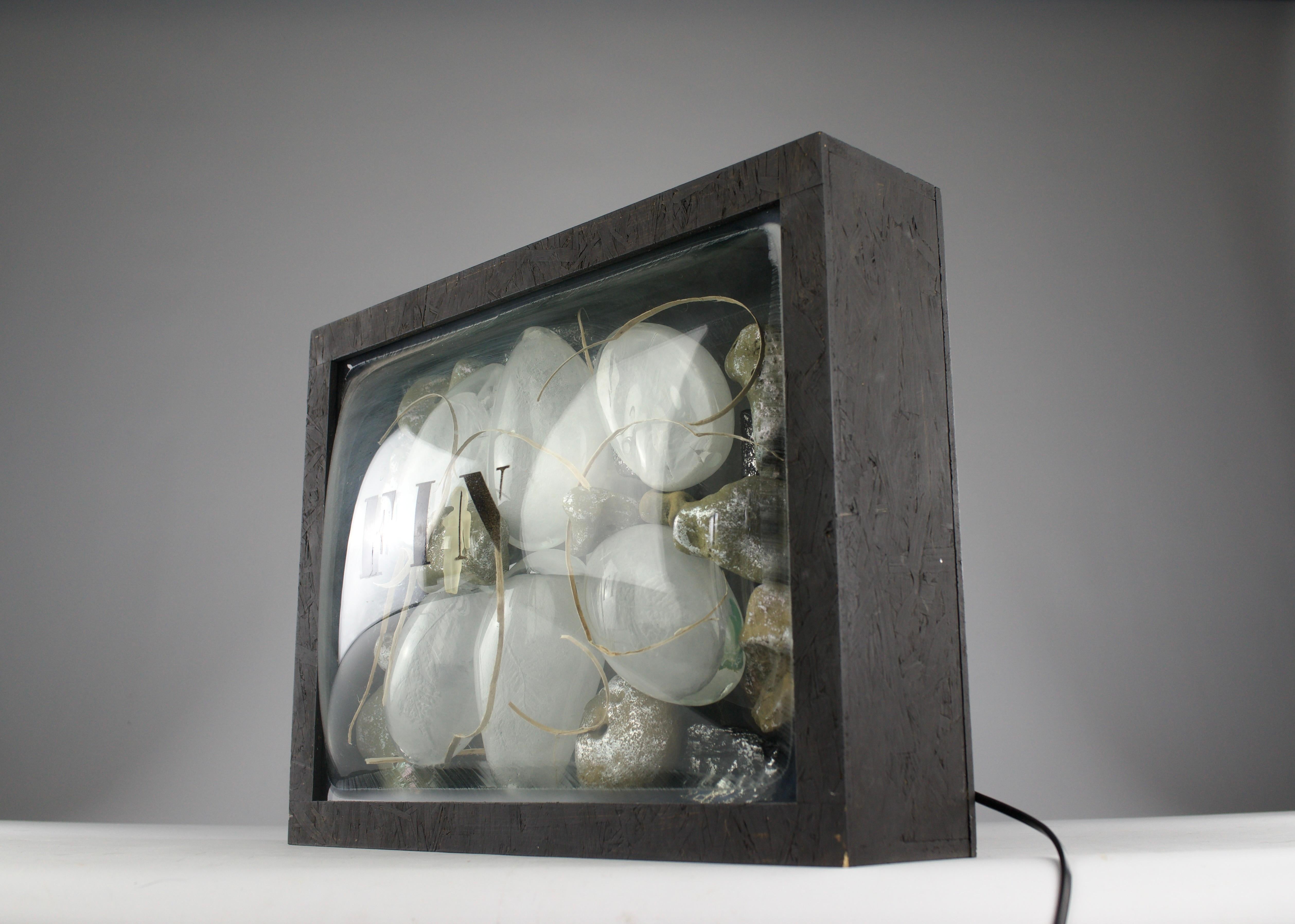 Serge Mansau, Scultura luminosa Freeze-Frame Number 1, Francia anni 2000 in vendita 1