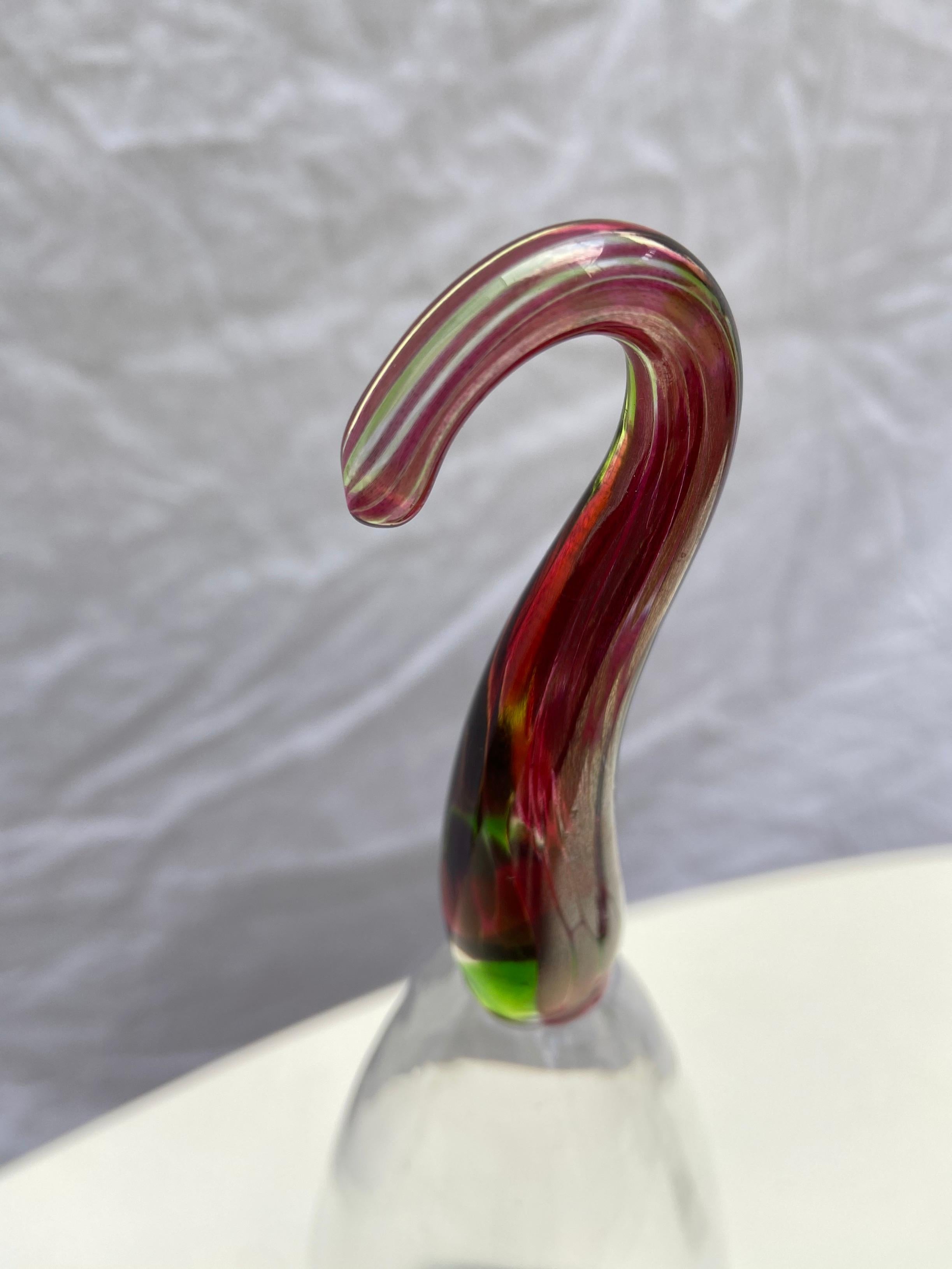 Serge Mansau, Murano Hanging Glass, 1992 In Good Condition For Sale In Saint ouen, FR