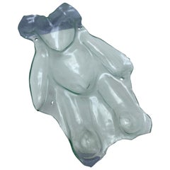 Serge Mansau, Teddy Bear Happy Glass Sculpture/ Empty Pocket, 1998