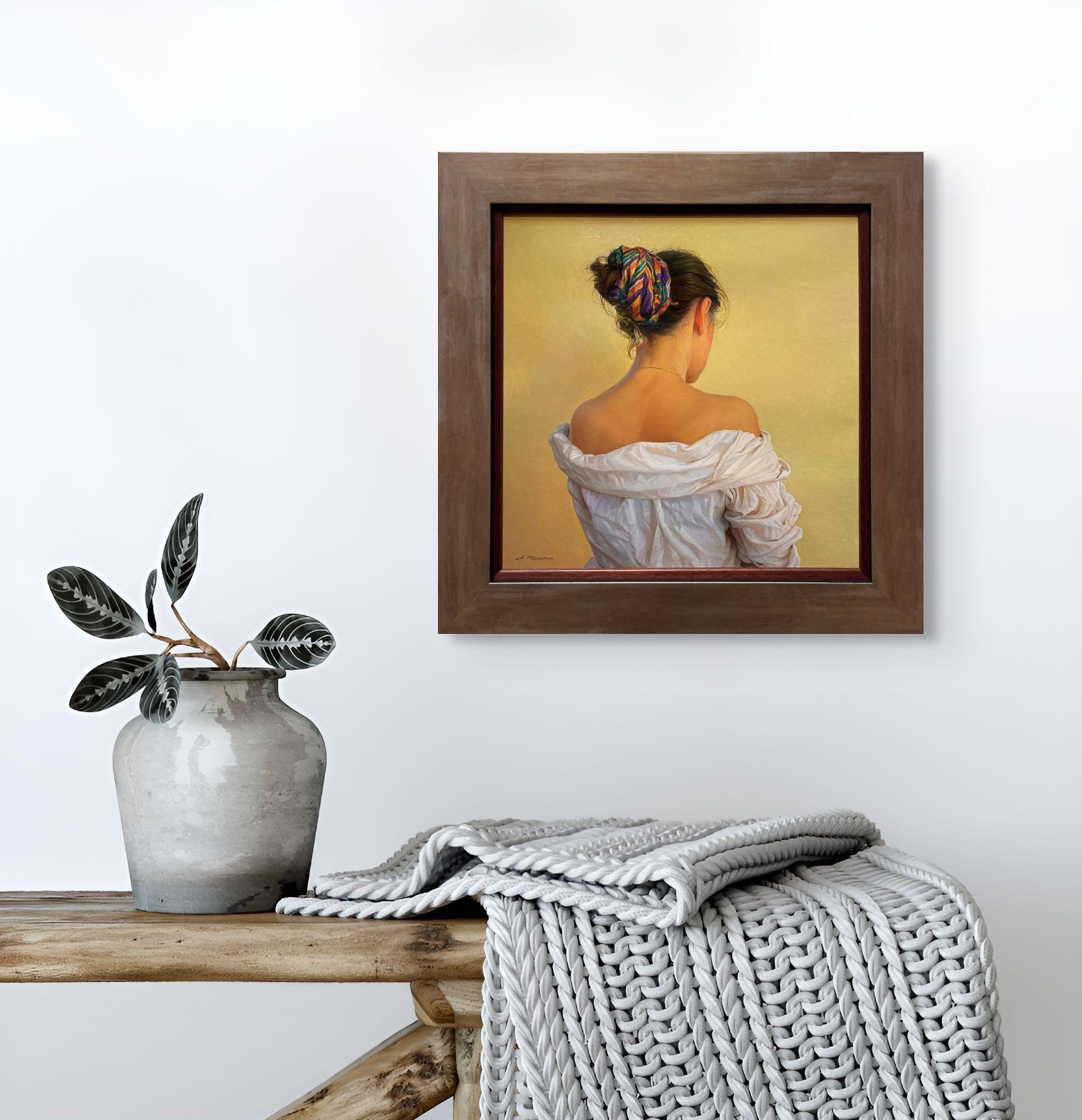 Dieses schöne Original-Ölgemälde im Fotorealismus ist 21 x 21 Zoll groß, gerahmt und kann aufgehängt werden.

Über den Künstler:
Serge Marshennikov wurde 1971 in Ufa (Baschkirien, UdSSR) geboren. Sein Großvater war Geschäftsführer eines