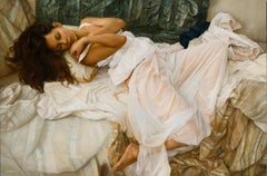 "Sleeping Beauty, " Oil Painting
