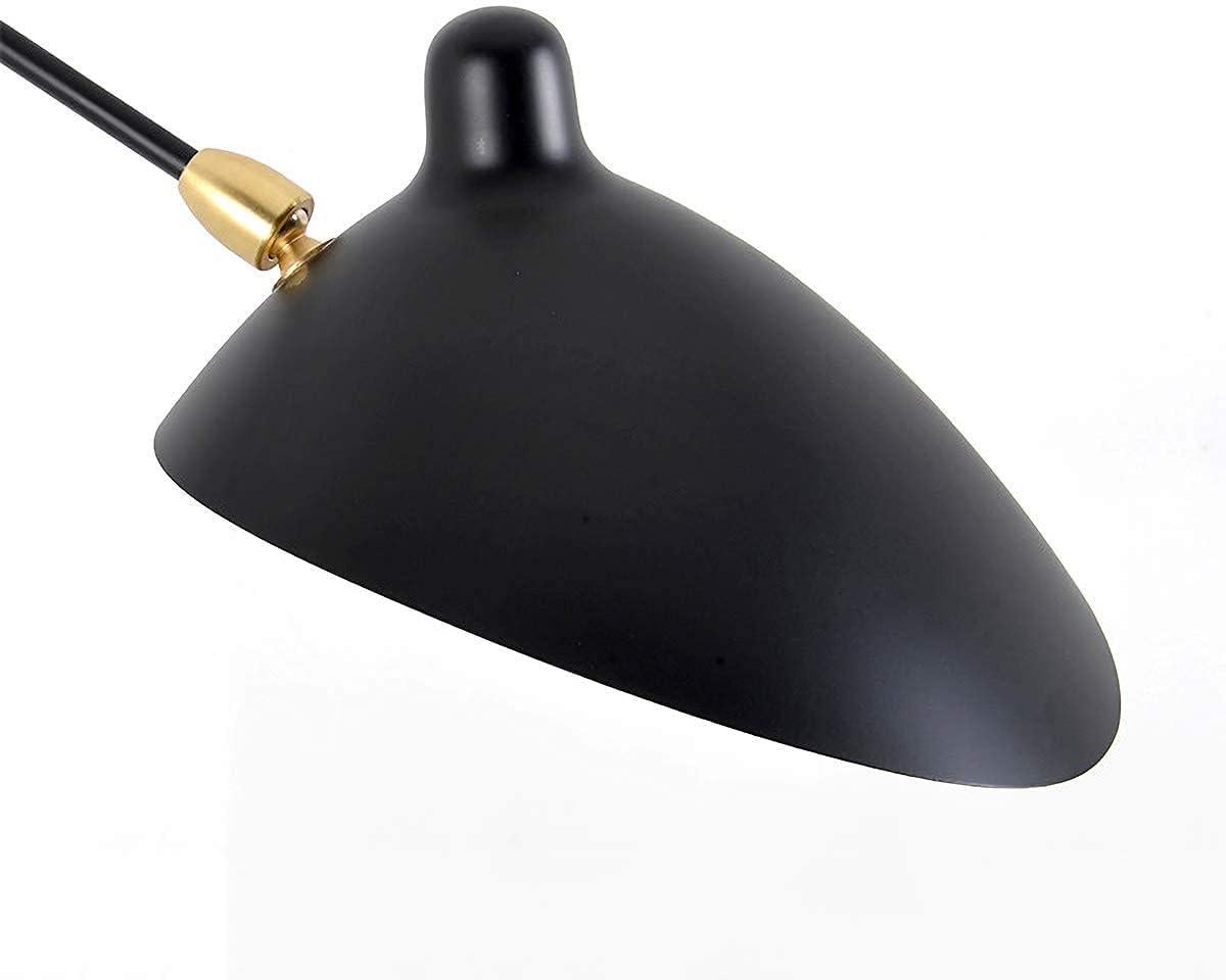 Serge Mouille 2 straight swivel arms wall lamp en Excelente estado para la venta en Saint Ouen, FR