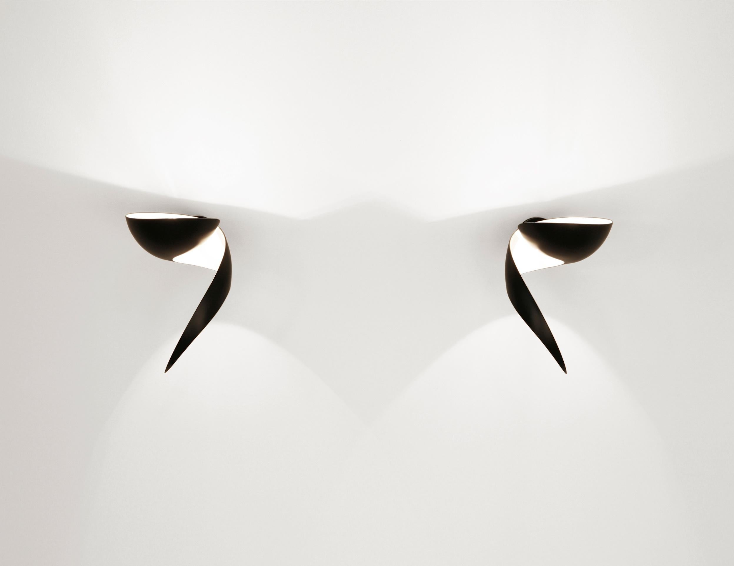 Mid-Century Modern Serge Mouille - 3 Pairs of Flame Wall Sconces Specifically Created for Julia! For Sale