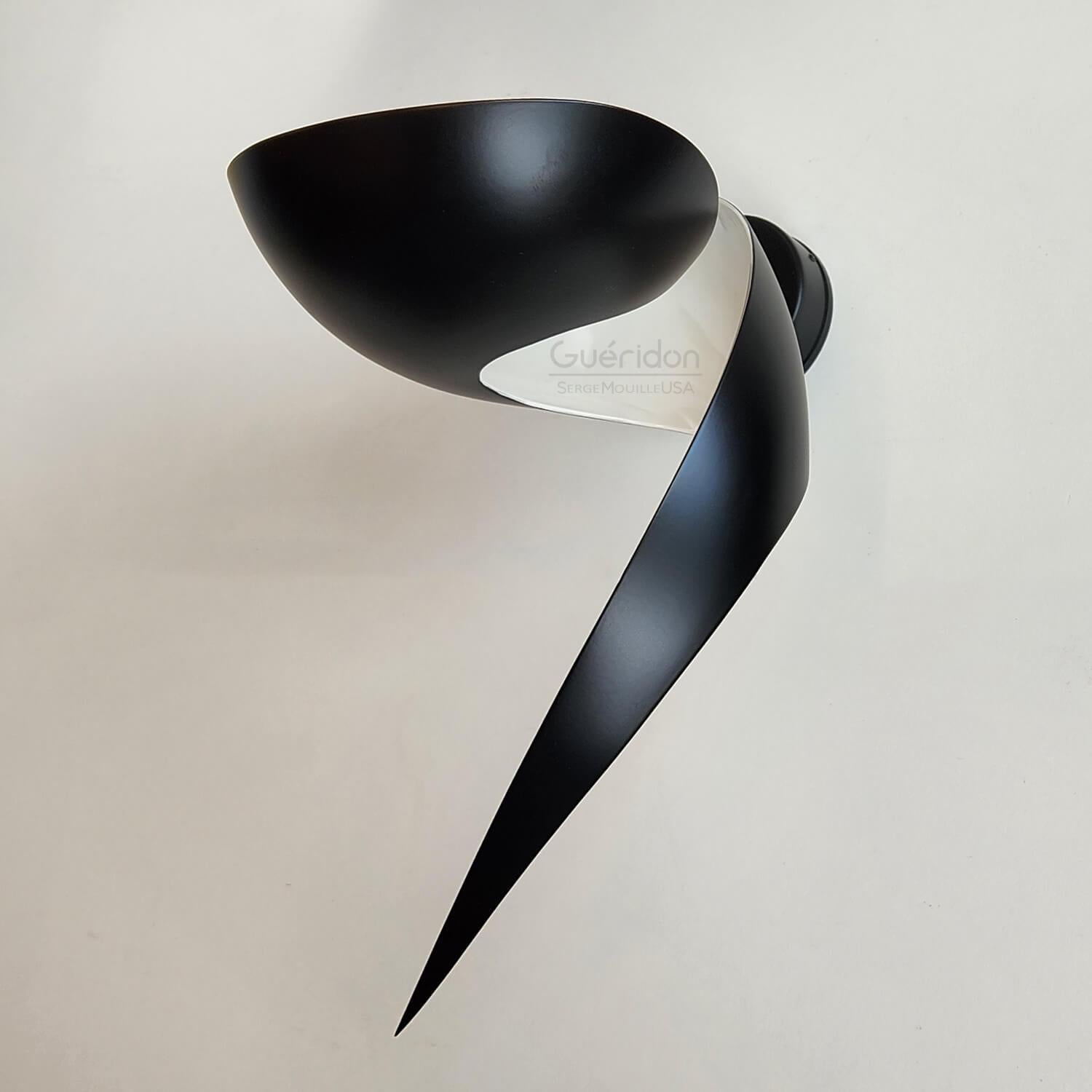 Serge Mouille - 3 Pairs of Flame Wall Sconces Specifically Created for Julia! For Sale 1