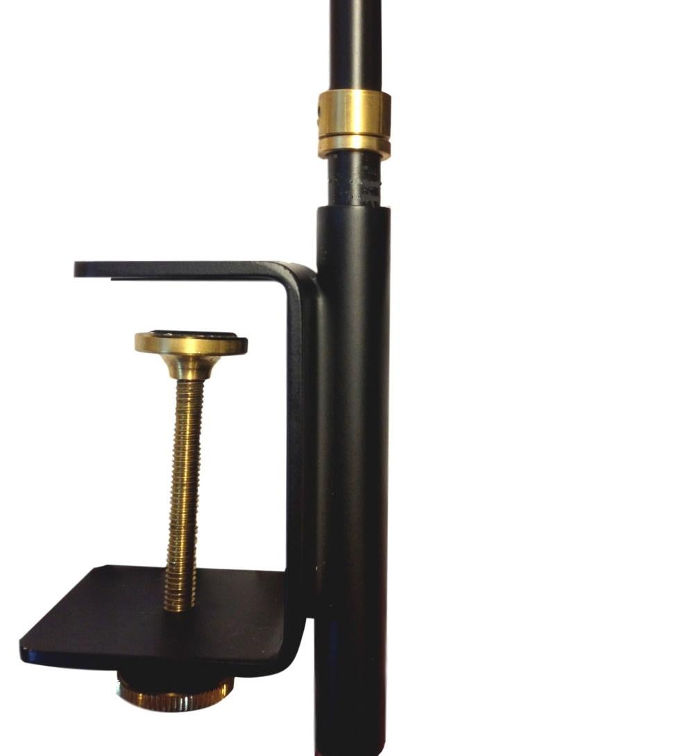Mid-Century Modern Serge Mouille - Agrafee Desk Lamp in Black For Sale