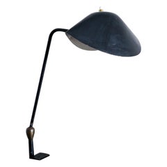Serge Mouille "Agrafée" Desk Lamp in Metal and Brass, France, 1950s