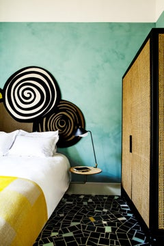 Serge Mouille 'Agrafée Double Rotule' Task Lamp in Black