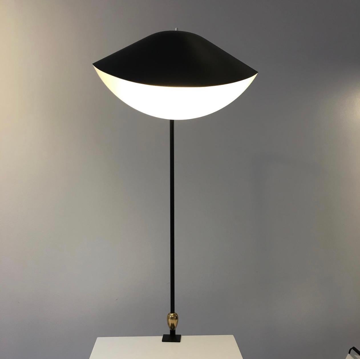 Contemporary Serge Mouille 'Agrafée Simple' Task Lamp in Black For Sale
