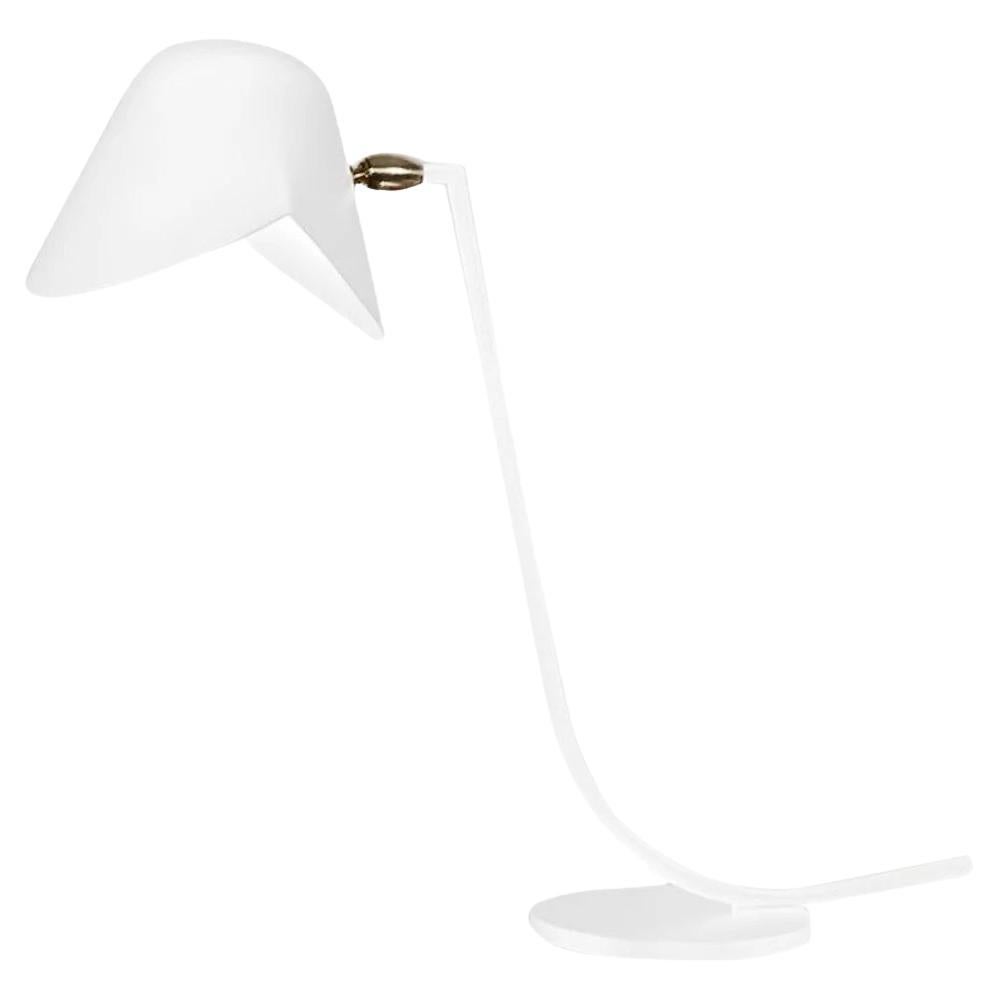 Serge Mouille - Antony Desk Lamp in White