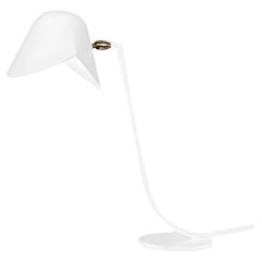 Serge Mouille Antony Desk Lamp in White