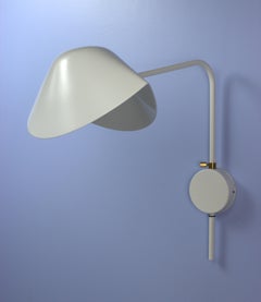 Serge Mouille - Sconce Antoni bianche cablate per il mercato USA - IN STOCK!