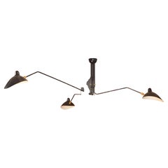 Serge Mouille - Black Ceiling Lamp with 3 Rotating Arms - IN STOCK!.