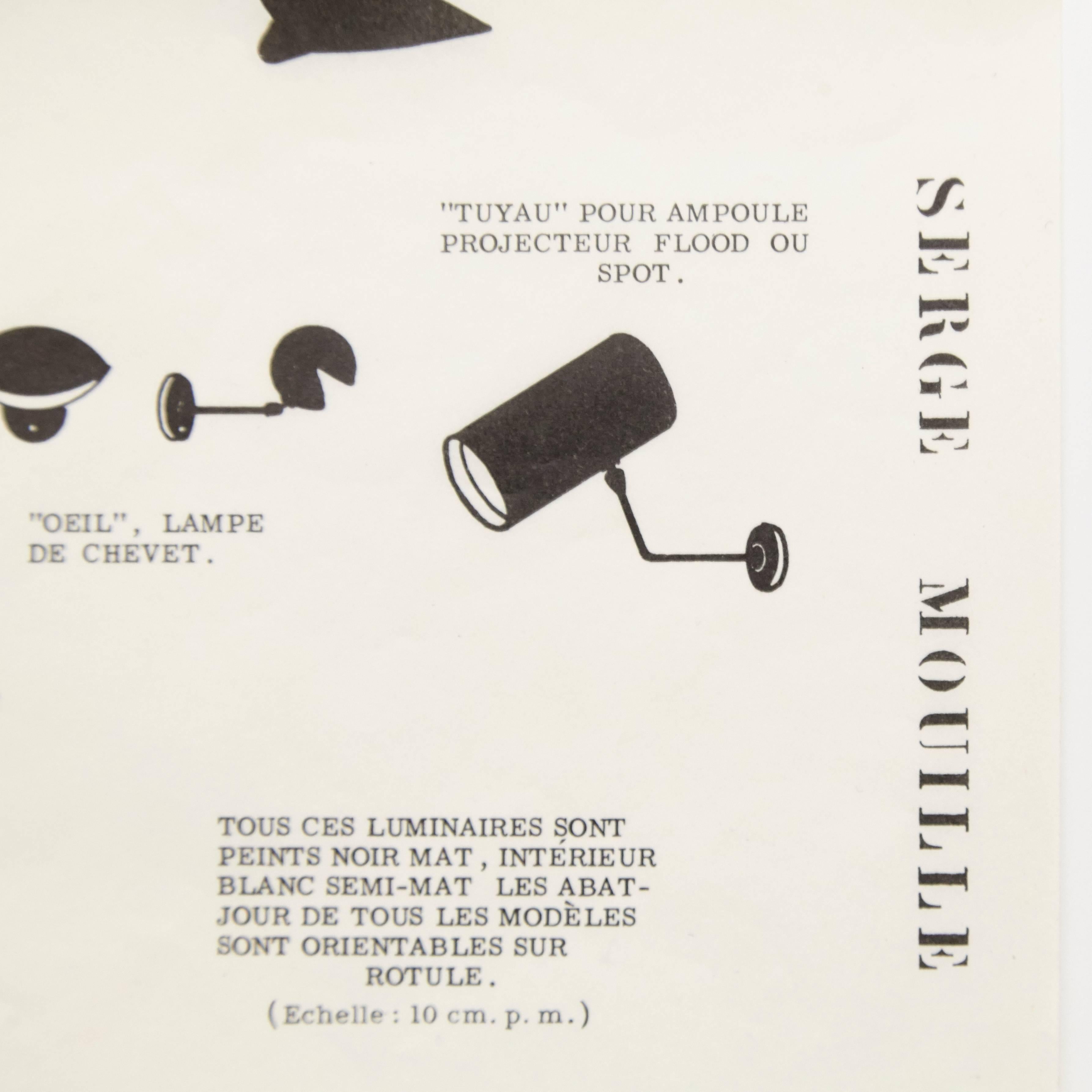 Mid-Century Modern Serge Mouille par Steph Simon Editions Livret imprimé
