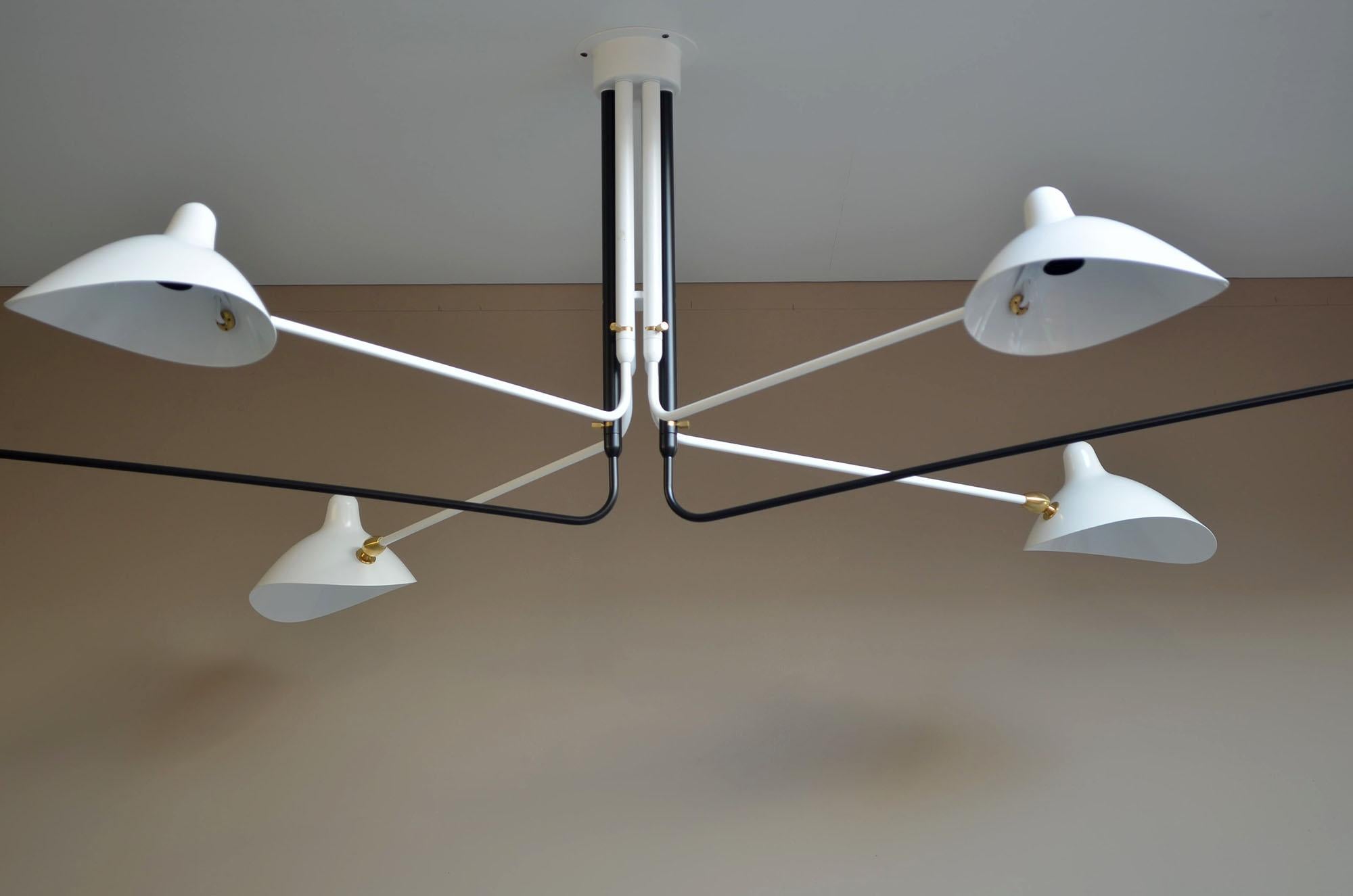 serge mouille ceiling lamp