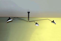 Serge Mouille - Deckenleuchte mit 3 drehbaren Armen - DROP, ARM LENGTH CUSTOMIZABLE!
