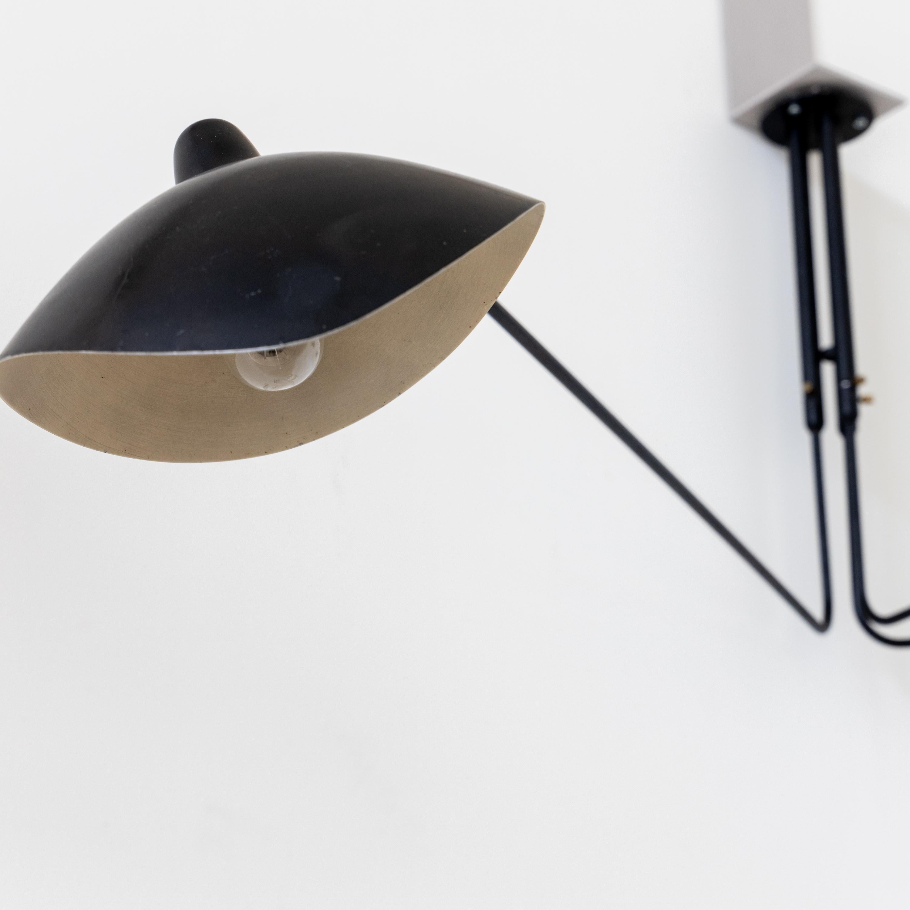 Modern Serge Mouille, Ceiling Light with three Arms, France, 1958